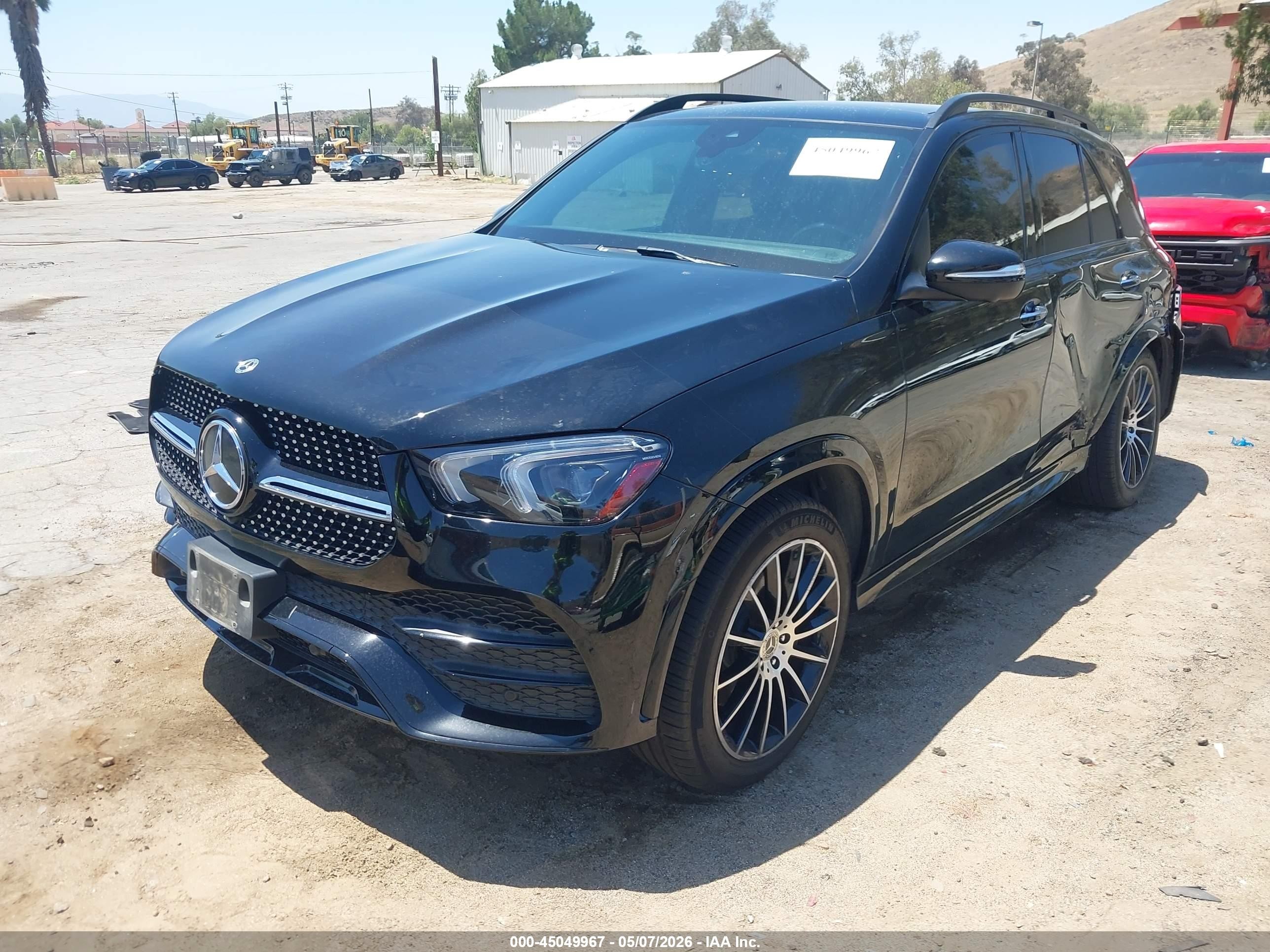 2021 Mercedes-benz Gle 450 4matic Black vin: 4JGFB5KB7MA493686