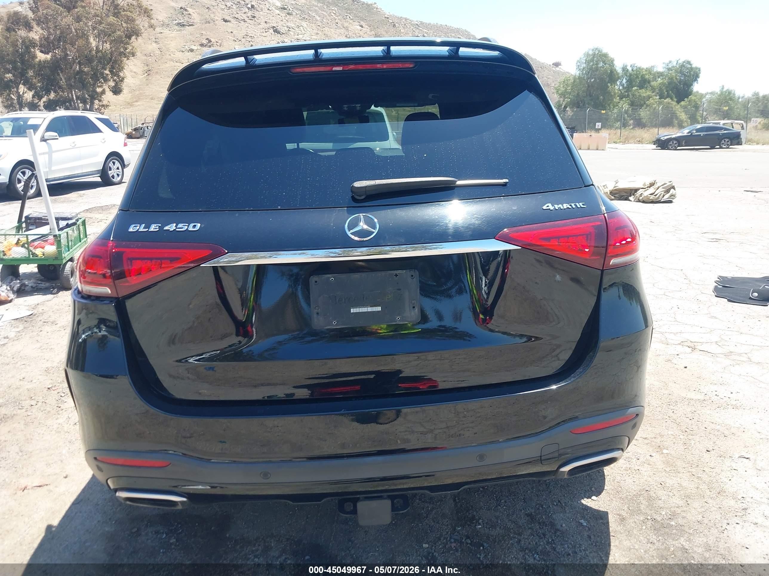 2021 Mercedes-benz Gle 450 4matic Black vin: 4JGFB5KB7MA493686