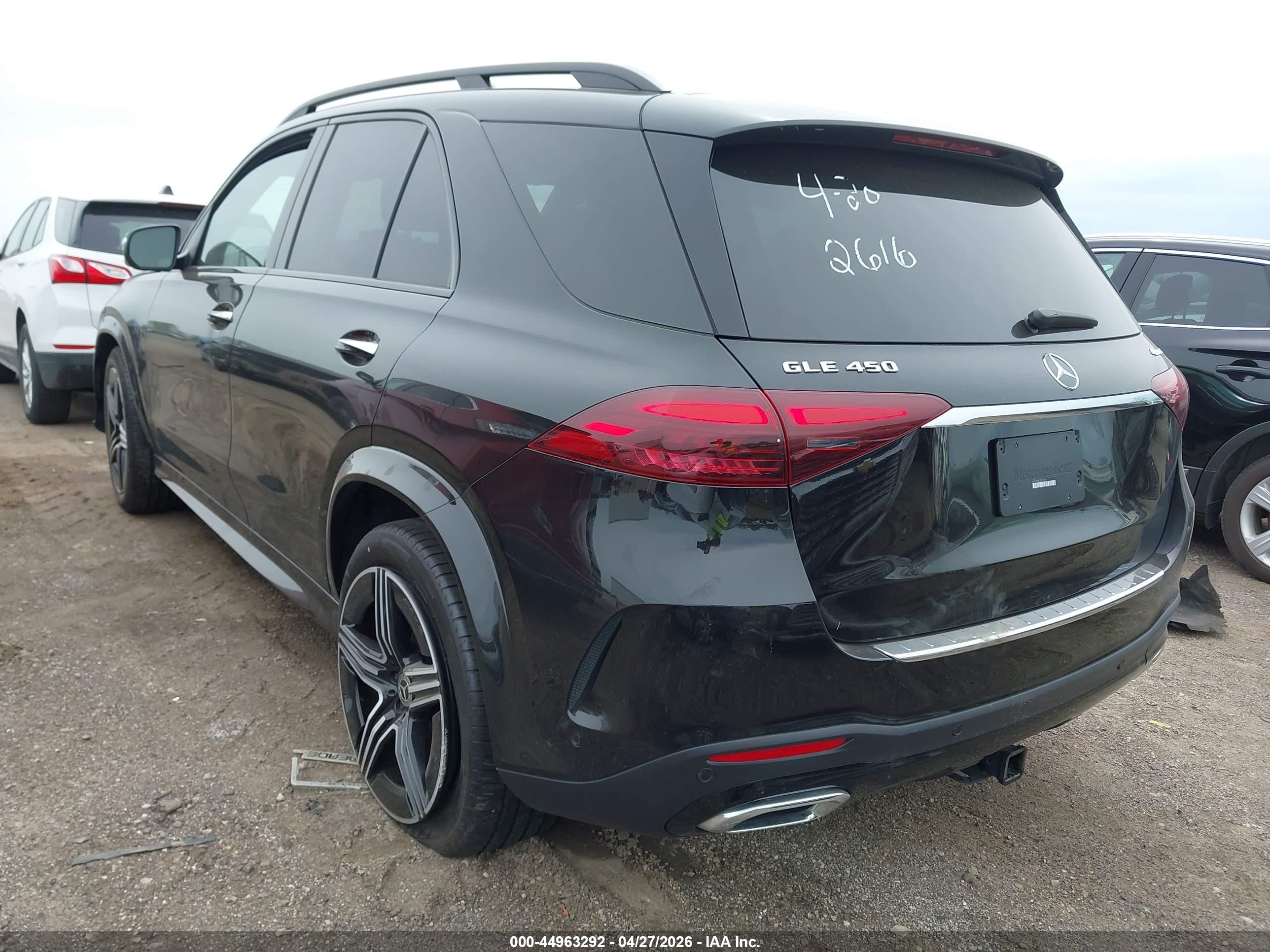 2025 Mercedes-benz Gle 450 4matic Black vin: 4JGFB5KB7SB372616