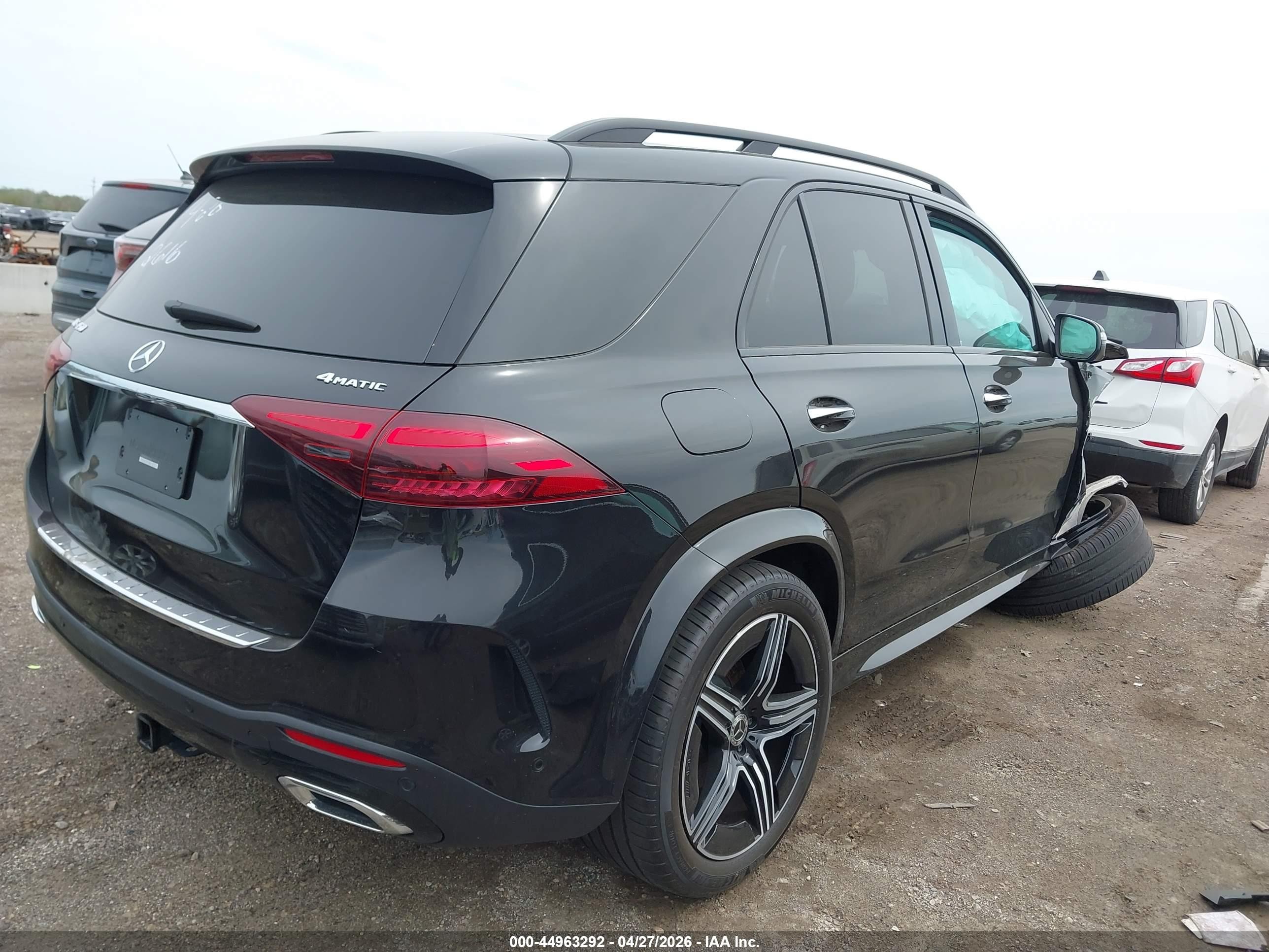 2025 Mercedes-benz Gle 450 4matic Black vin: 4JGFB5KB7SB372616