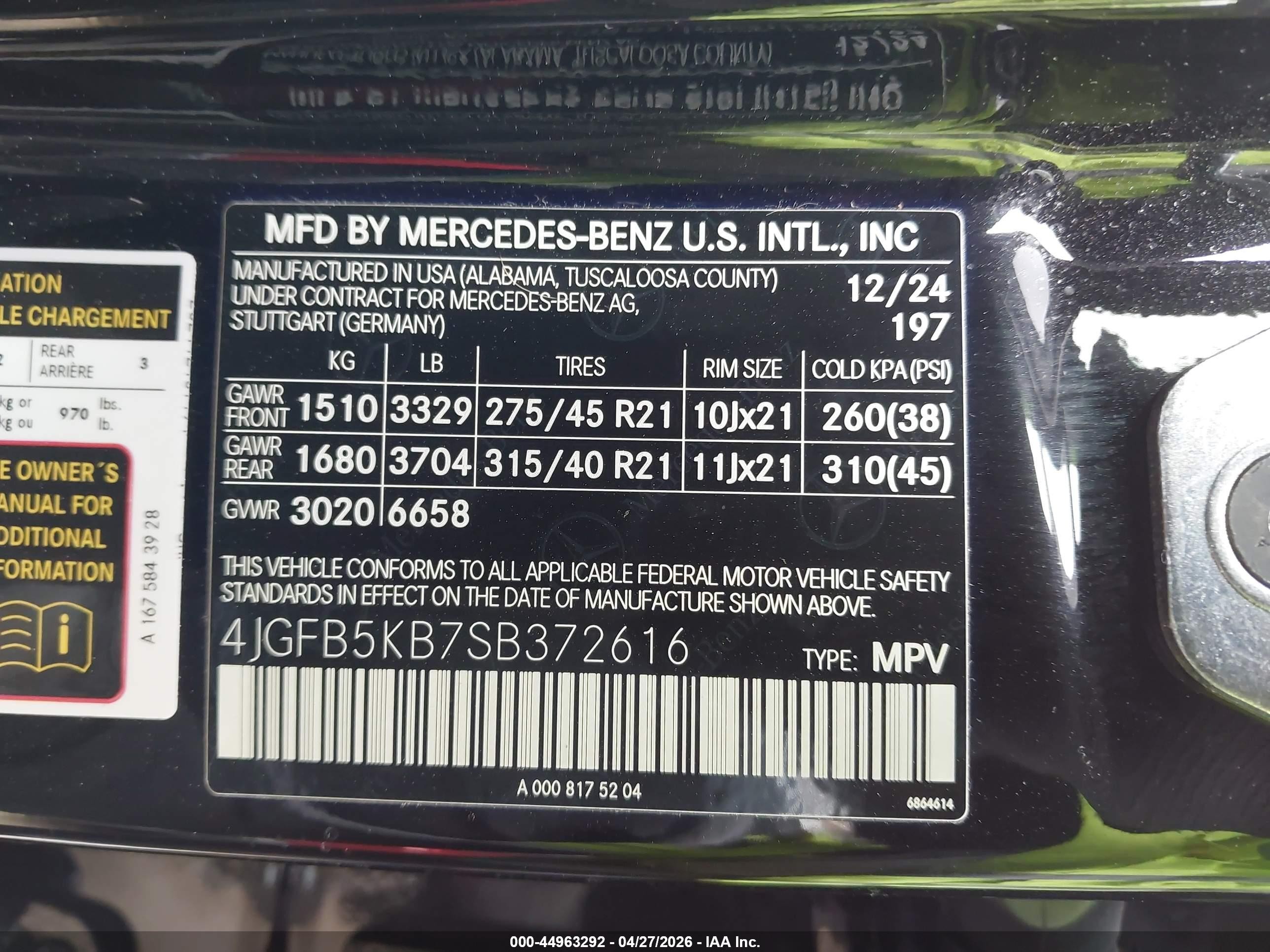 2025 Mercedes-benz Gle 450 4matic Black vin: 4JGFB5KB7SB372616
