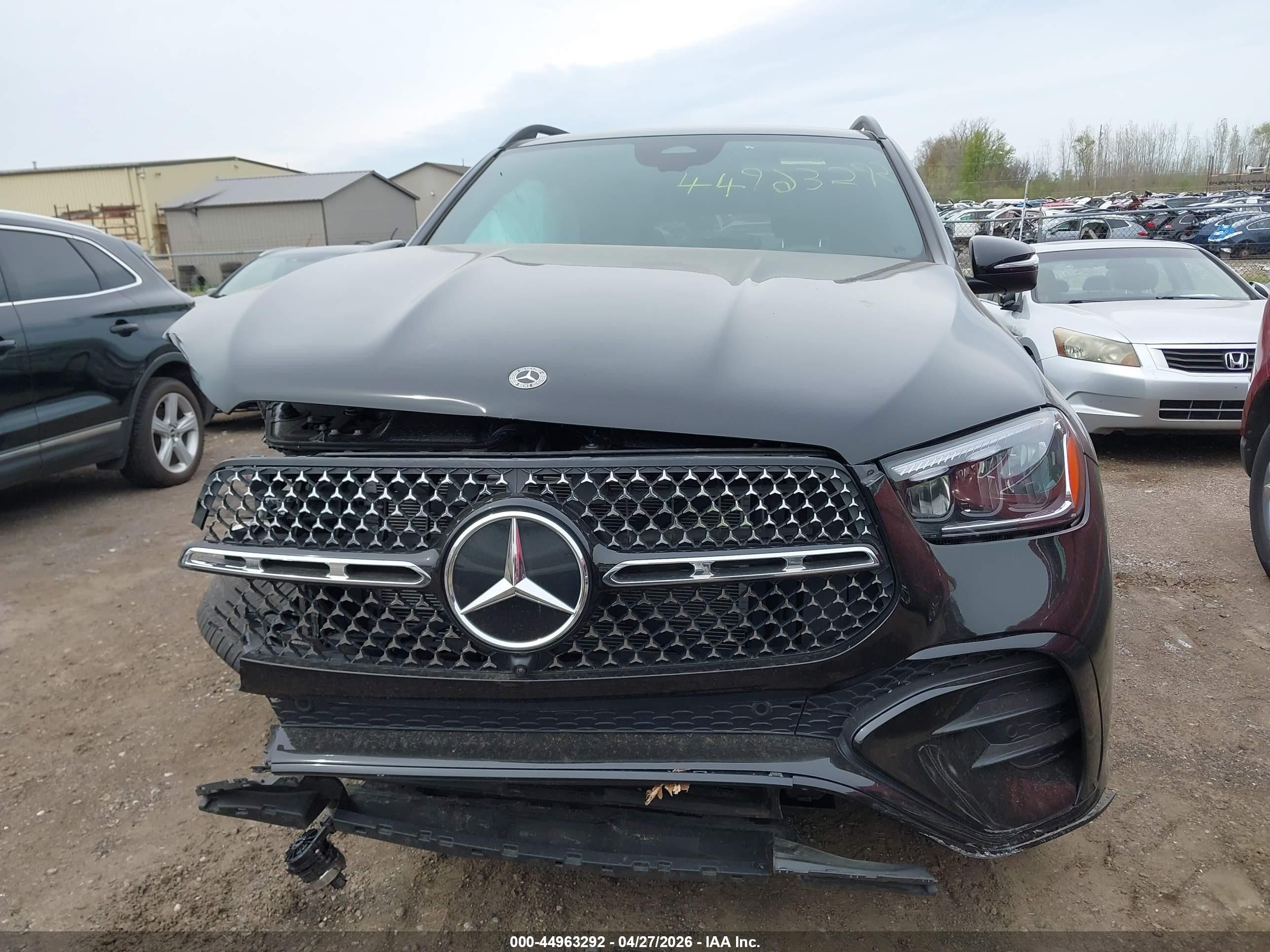 2025 Mercedes-benz Gle 450 4matic Black vin: 4JGFB5KB7SB372616