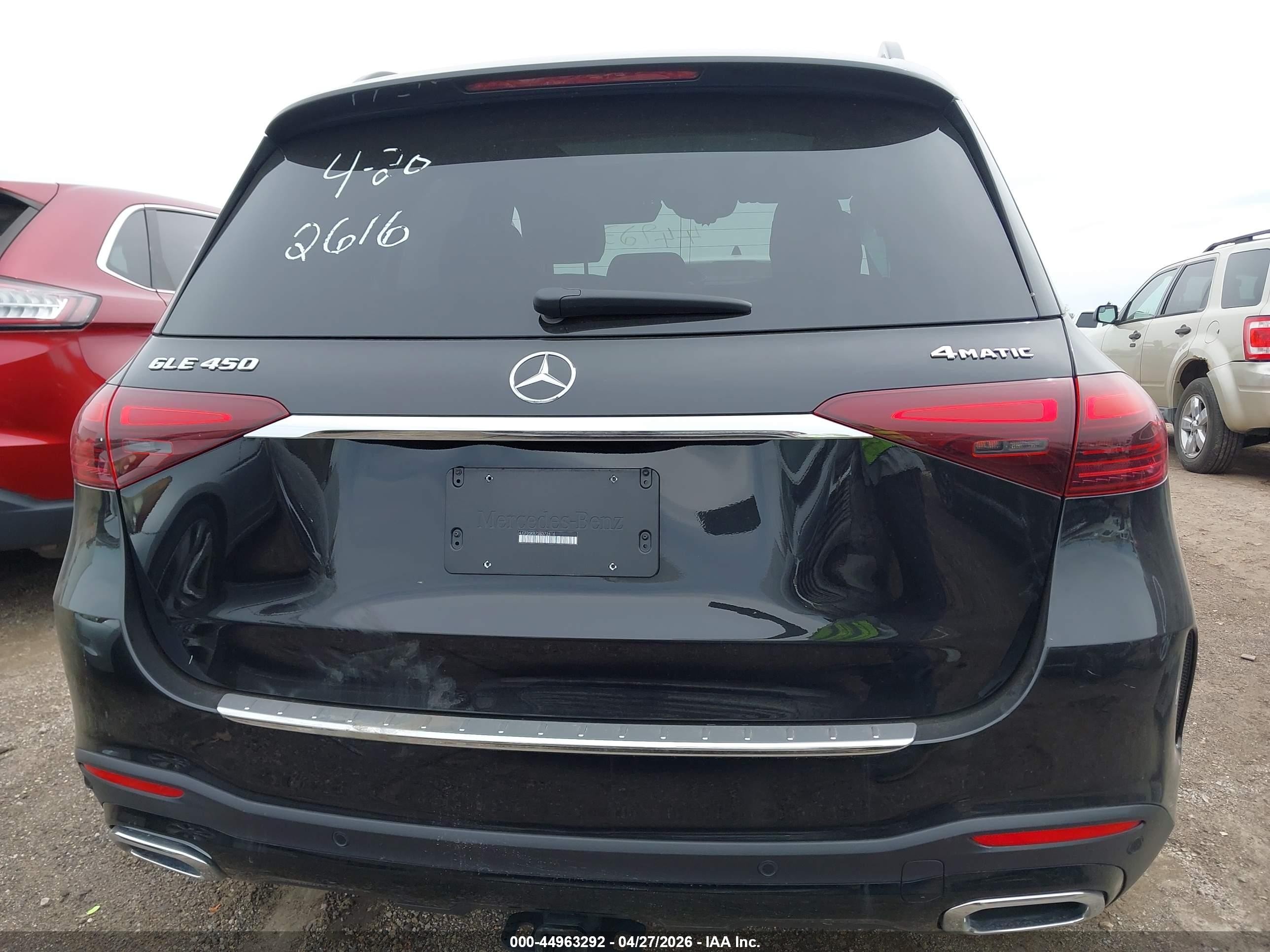2025 Mercedes-benz Gle 450 4matic Black vin: 4JGFB5KB7SB372616