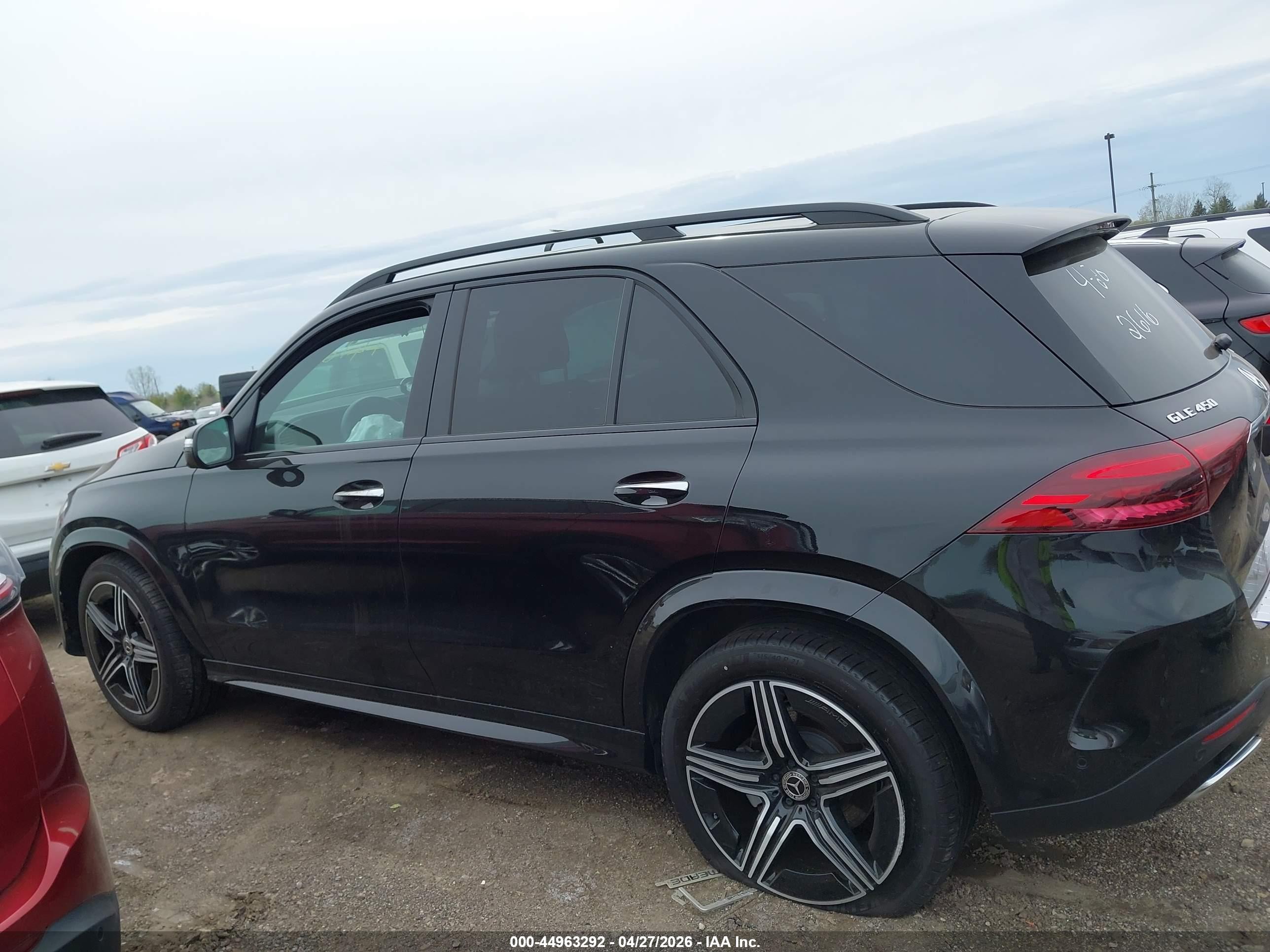 2025 Mercedes-benz Gle 450 4matic Black vin: 4JGFB5KB7SB372616