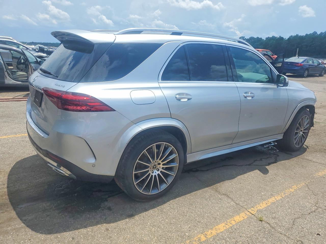 2024 Mercedes-benz Gle 450 4matic Silver vin: 4JGFB5KB8RB144490
