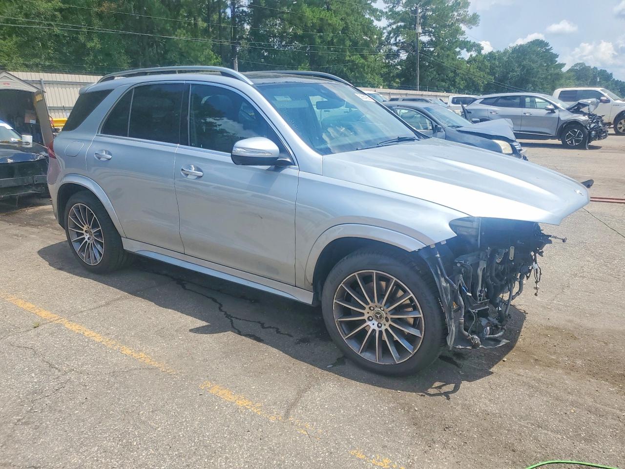 2024 Mercedes-benz Gle 450 4matic Silver vin: 4JGFB5KB8RB144490