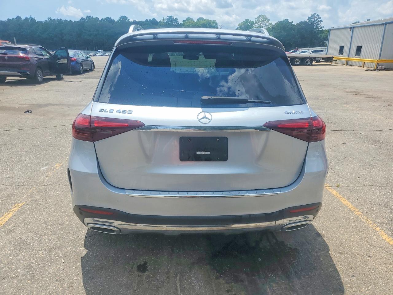 2024 Mercedes-benz Gle 450 4matic Silver vin: 4JGFB5KB8RB144490