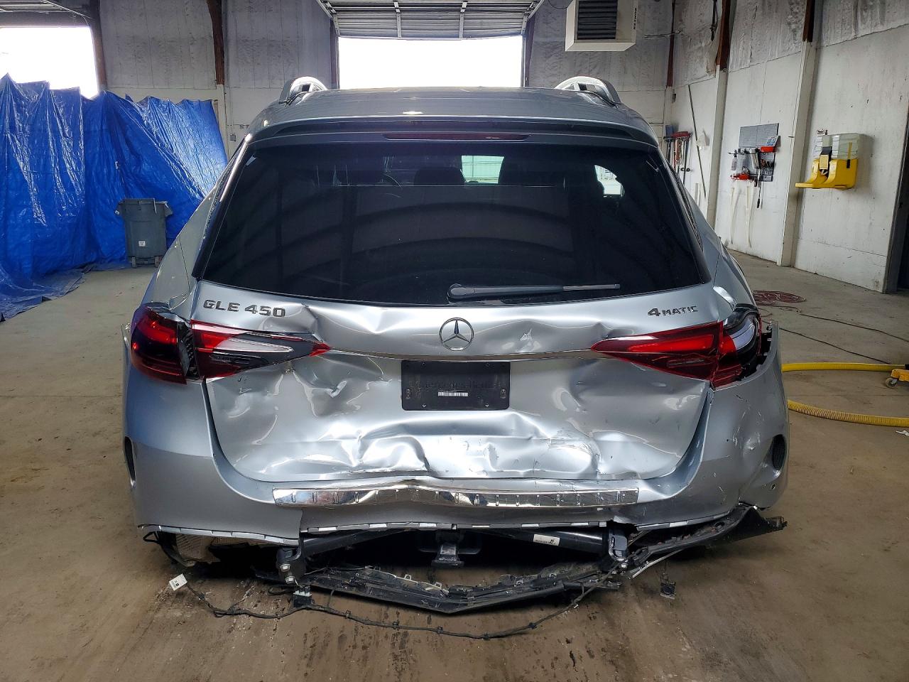 2024 Mercedes-benz Gle 450 4matic Silver vin: 4JGFB5KB9RB184660