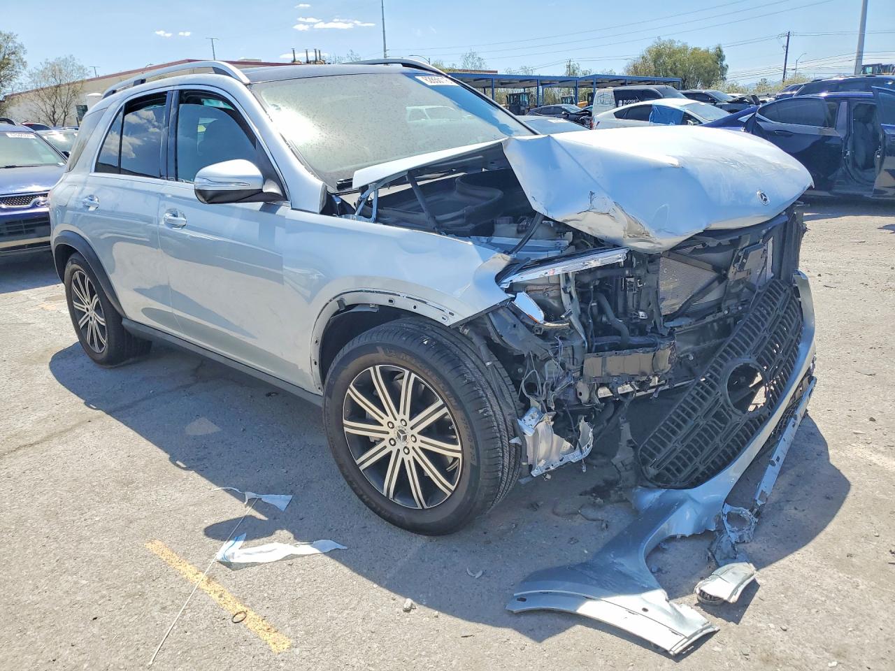 2025 Mercedes-benz Gle 450 4matic Silver vin: 4JGFB5KBXSB454243