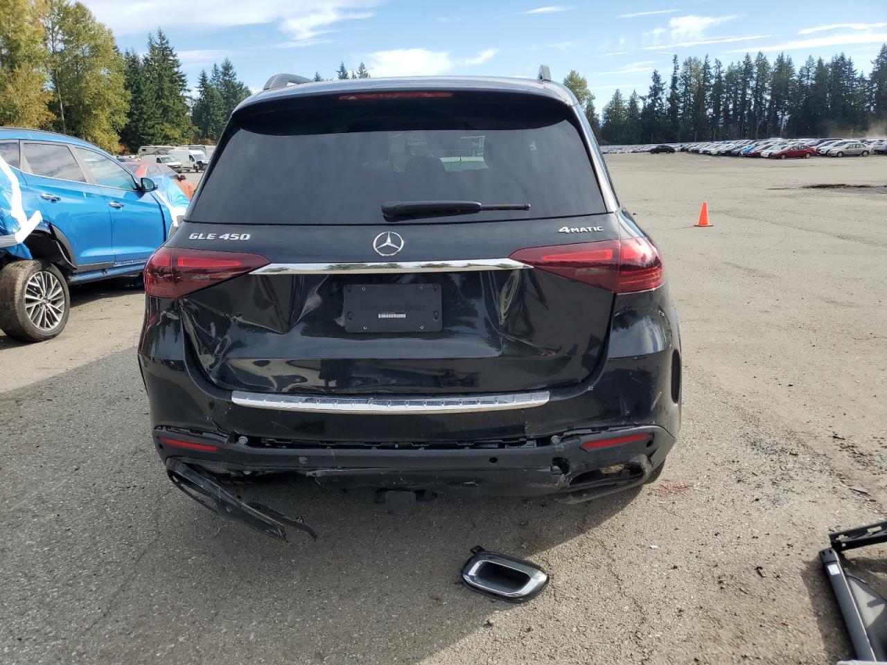 2024 Mercedes-benz Gle 450 4matic Black vin: 4JGFB5KE9RB220258