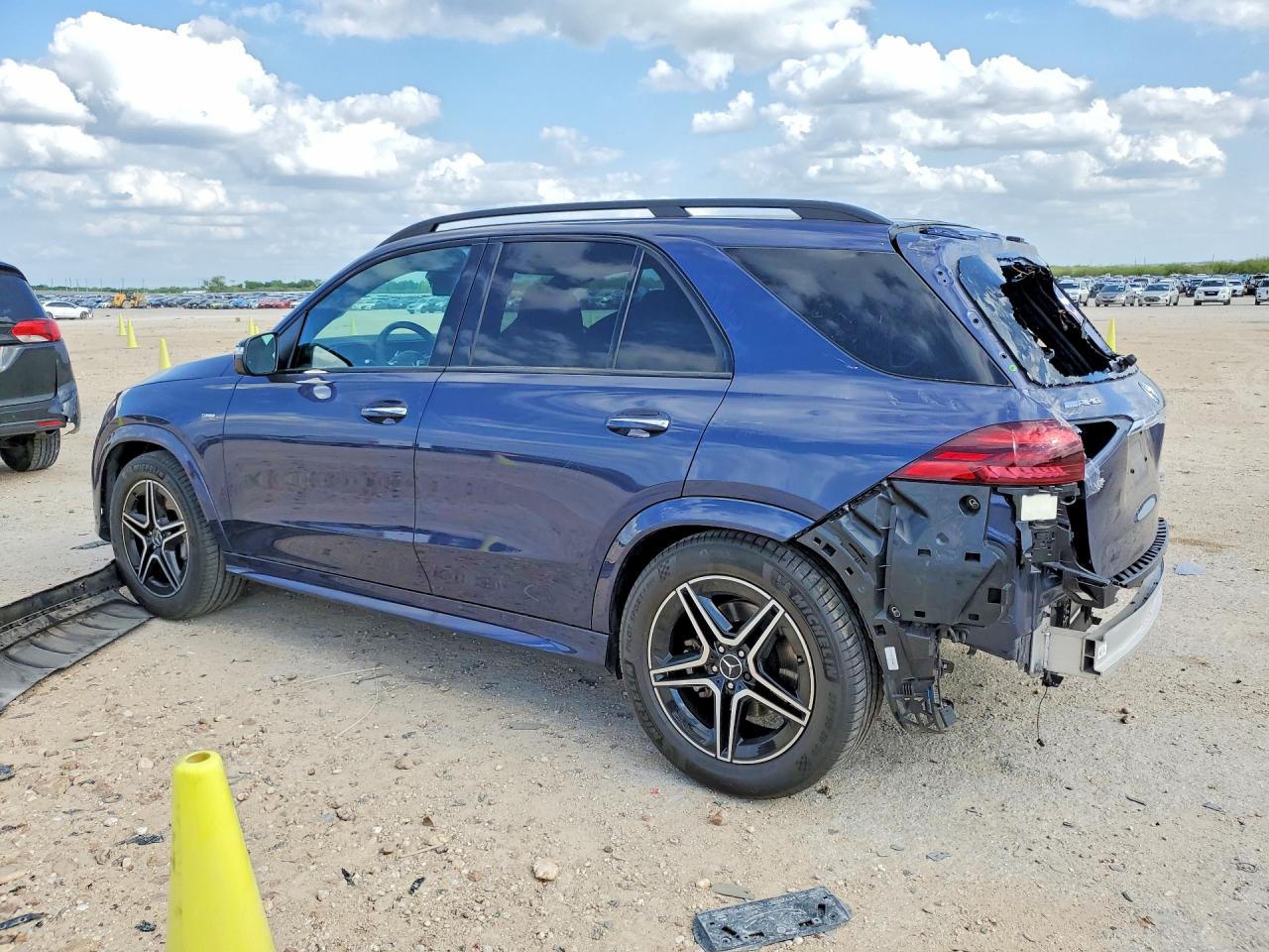 2024 Mercedes-benz Gle Amg 53 4matic Синий vin: 4JGFB6BB1RB028926