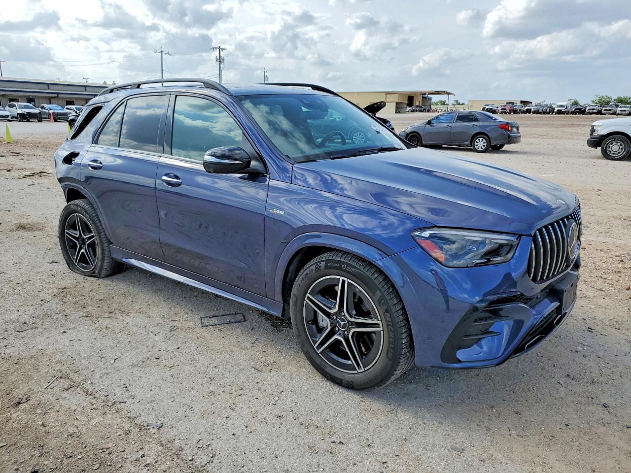 2024 Mercedes-benz Gle Amg 53 4matic Синий vin: 4JGFB6BB1RB028926