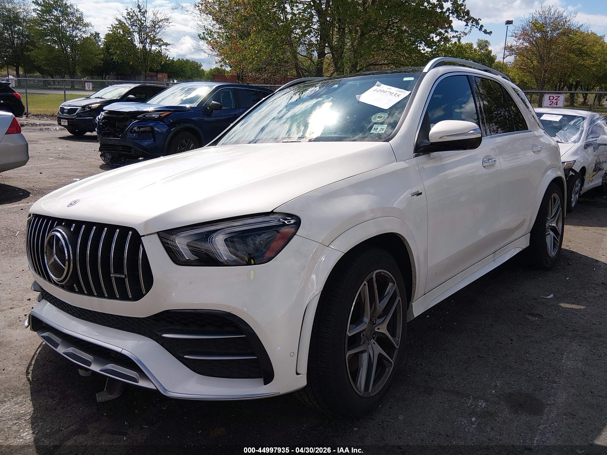 2021 Mercedes-benz Amg Gle 53 4matic White vin: 4JGFB6BB8MA266173
