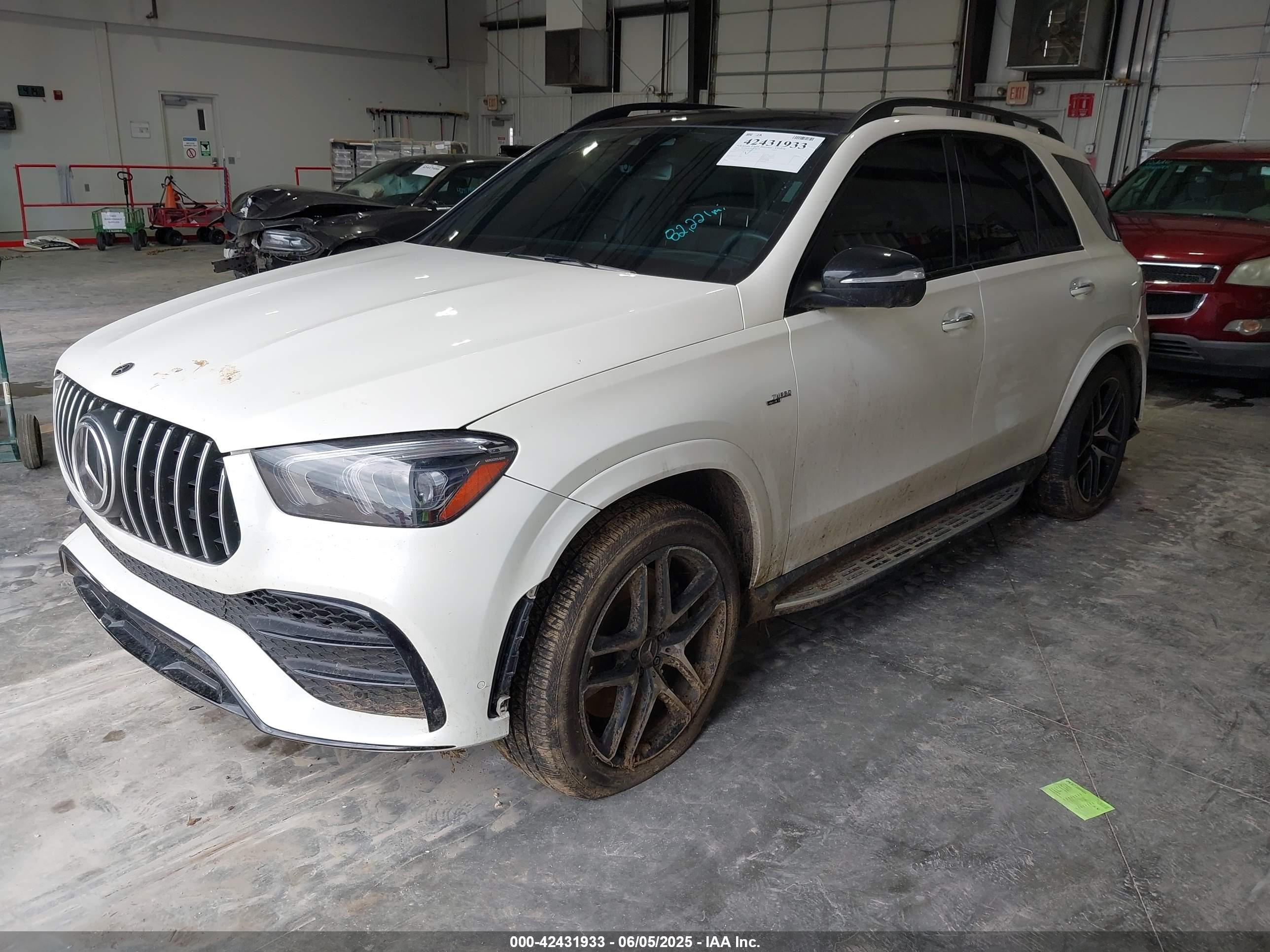 2021 Mercedes-benz Amg Gle 53 4matic White vin: 4JGFB6BBXMA563557