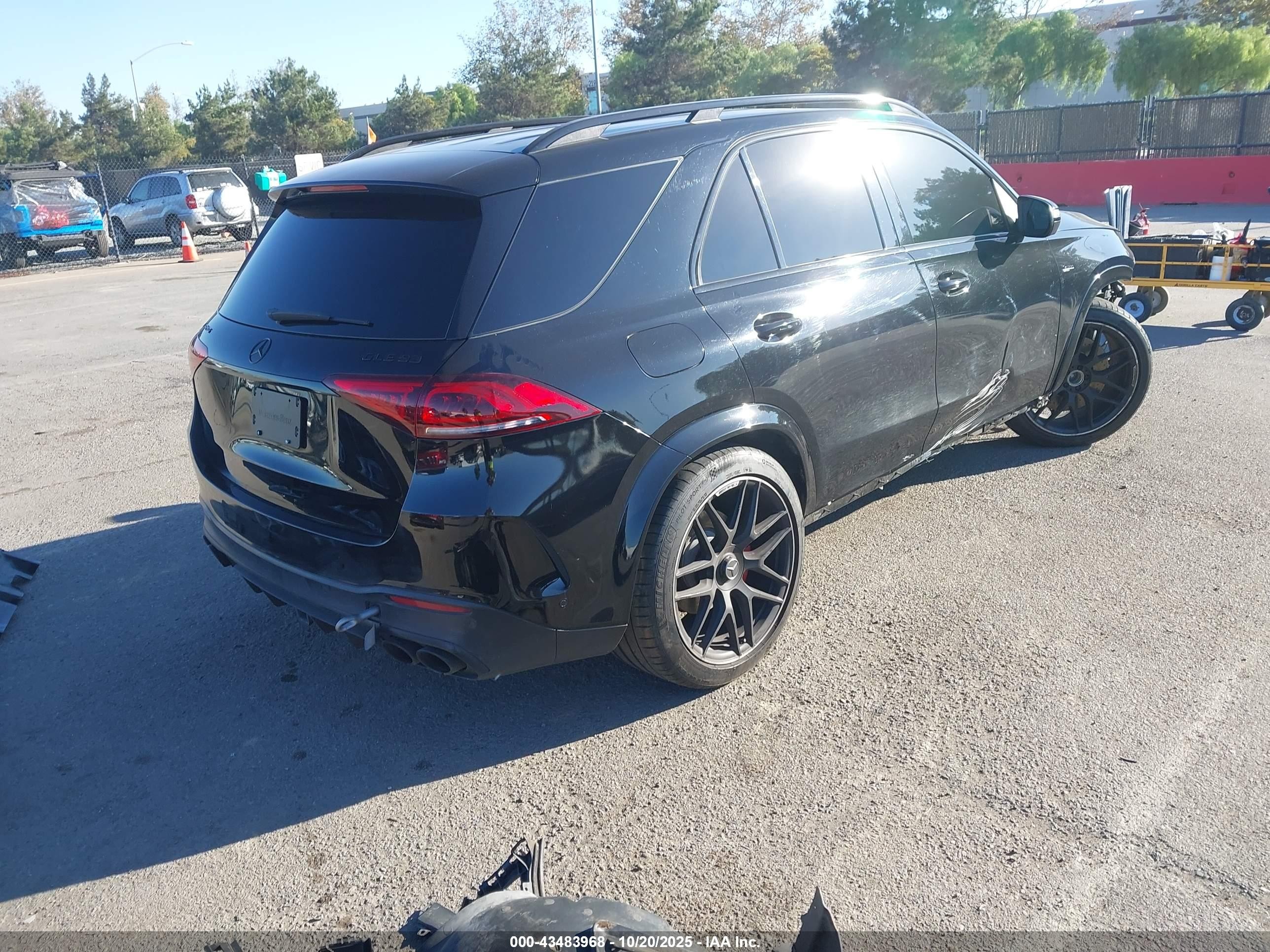2021 Mercedes-benz Amg Gle 53 4matic Black vin: 4JGFB6BE0MA279994