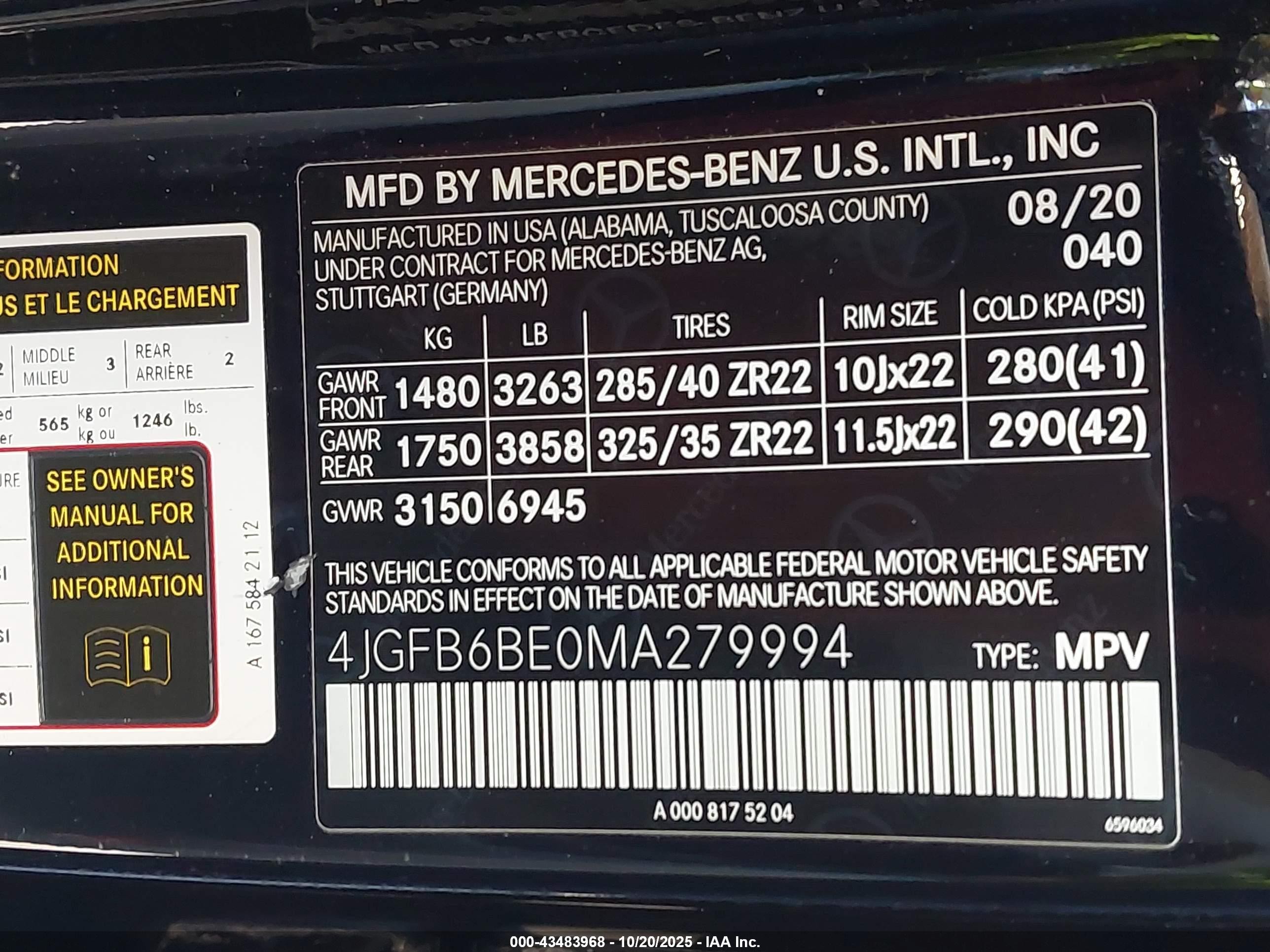 2021 Mercedes-benz Amg Gle 53 4matic Black vin: 4JGFB6BE0MA279994