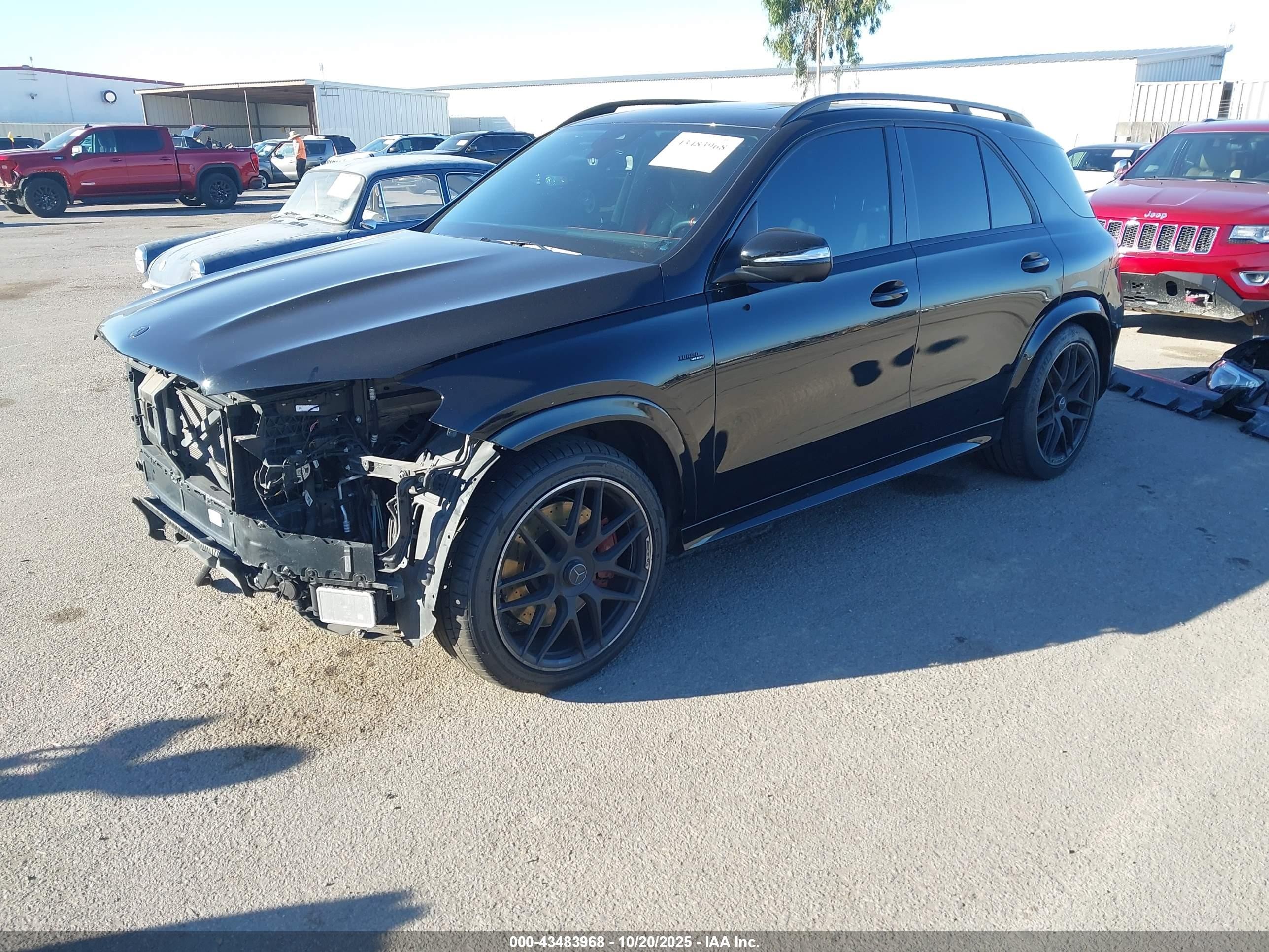 2021 Mercedes-benz Amg Gle 53 4matic Black vin: 4JGFB6BE0MA279994