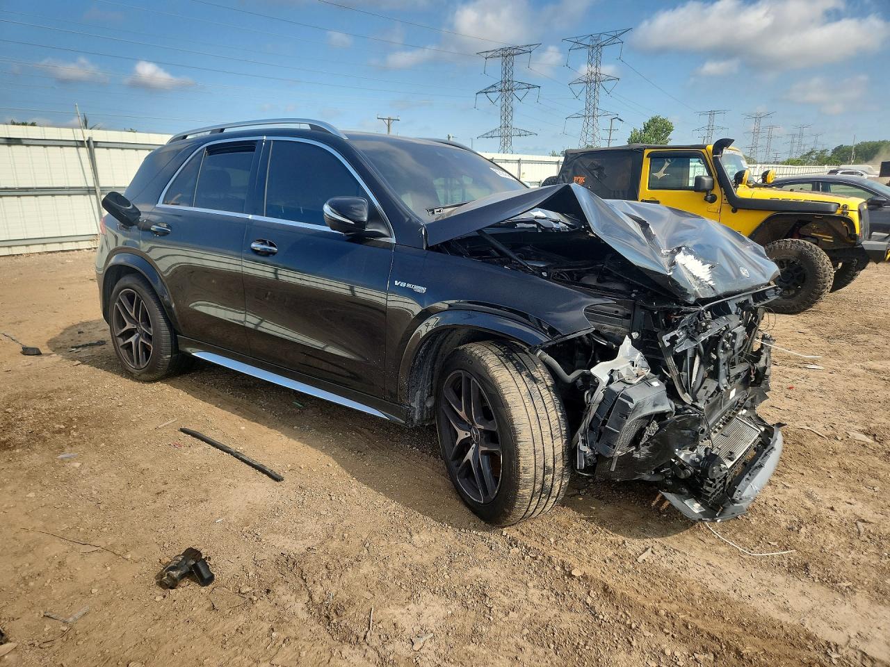 2021 Mercedes-benz Gle 63 Amg 4matic Black vin: 4JGFB8KB1MA284624