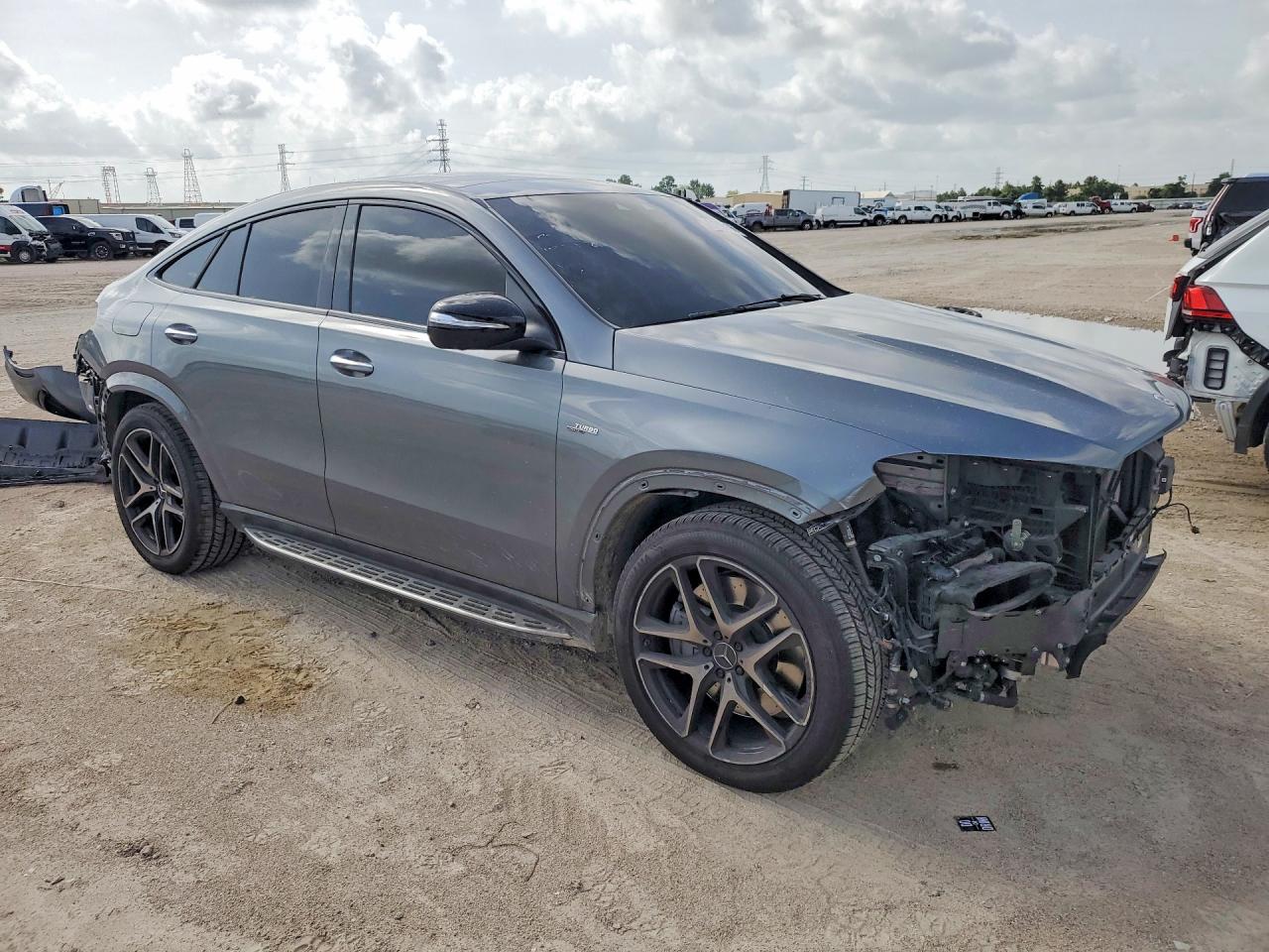 2023 Mercedes-benz Gle Coupe Amg 53 4matic Gray vin: 4JGFD6BB3PA913769