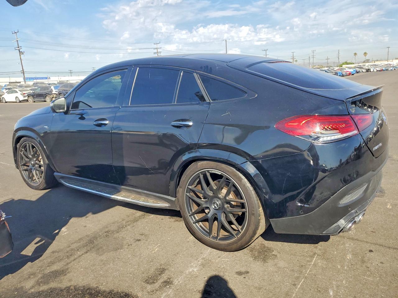 2022 Mercedes-benz Gle Coupe Amg 53 4matic Черный vin: 4JGFD6BB7NA754462