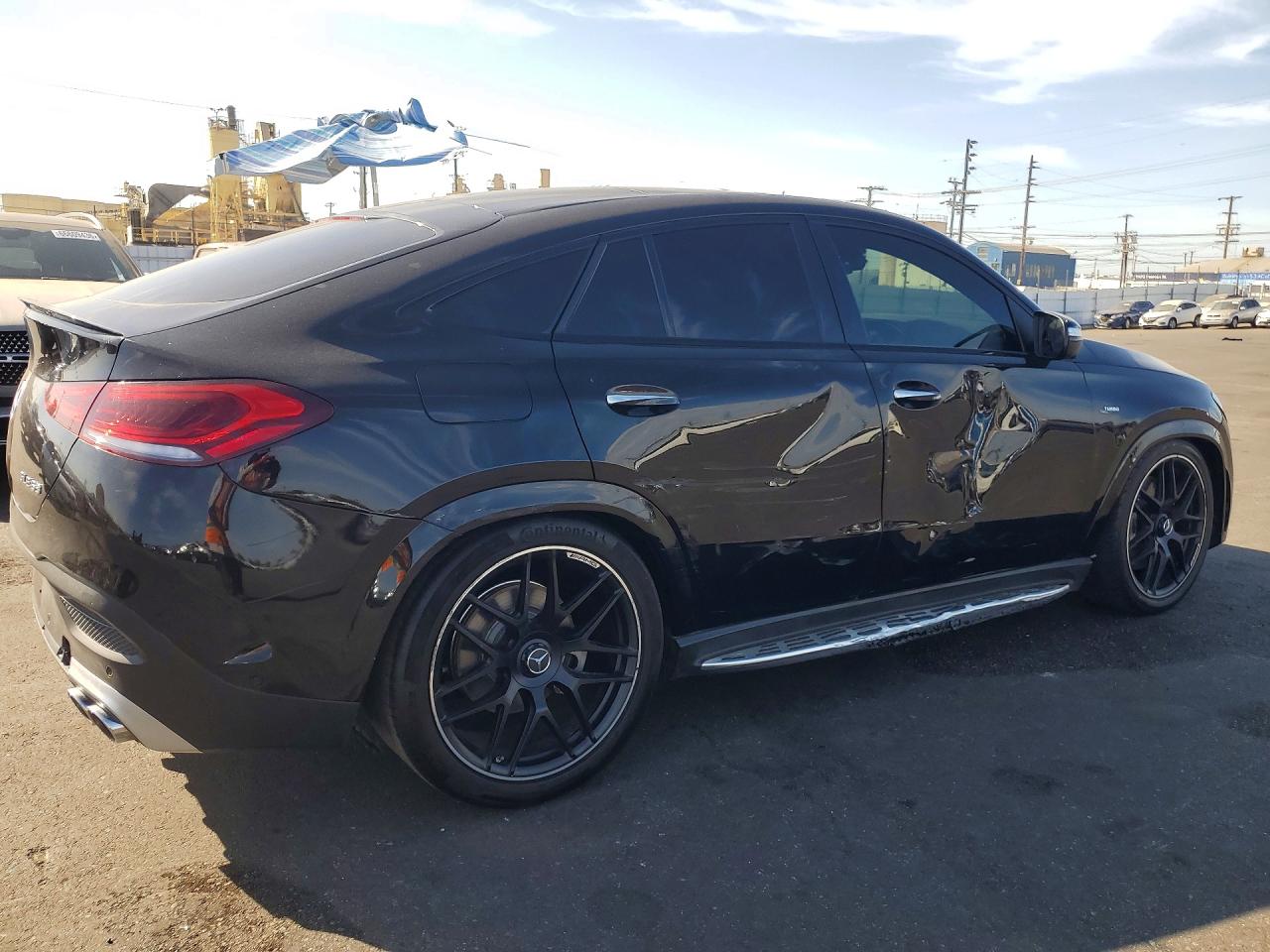 2022 Mercedes-benz Gle Coupe Amg 53 4matic Черный vin: 4JGFD6BB7NA754462