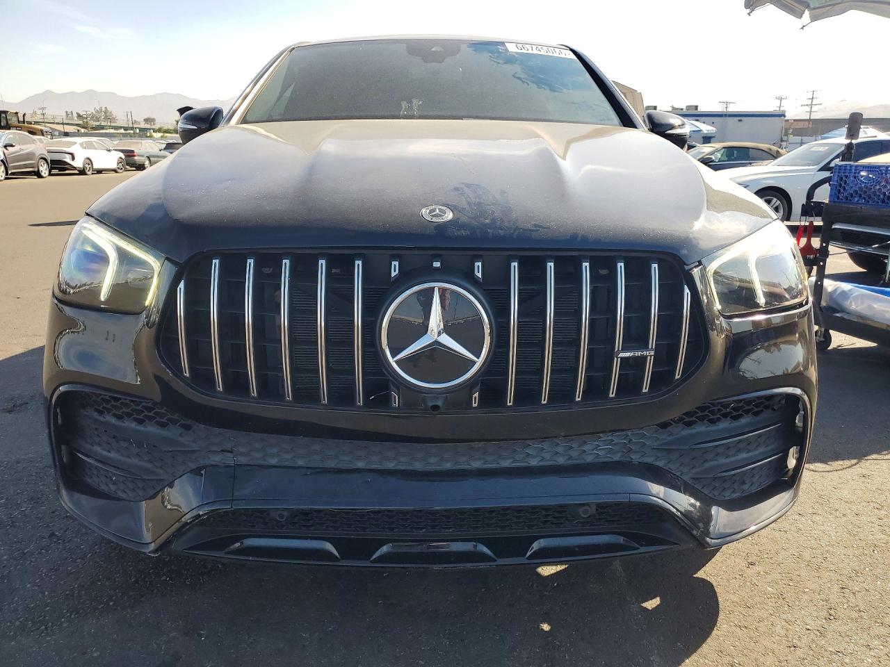2022 Mercedes-benz Gle Coupe Amg 53 4matic Черный vin: 4JGFD6BB7NA754462