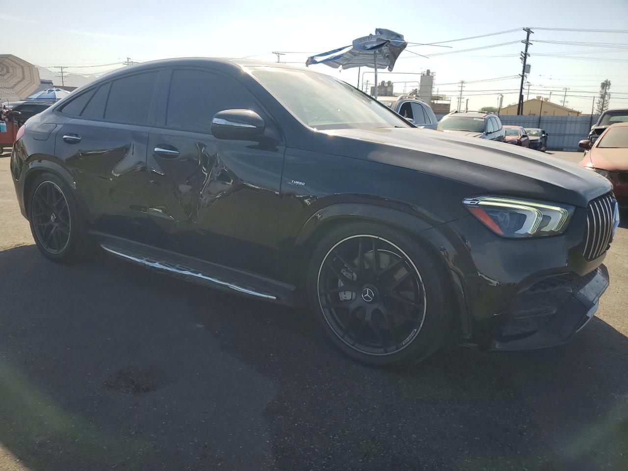 2022 Mercedes-benz Gle Coupe Amg 53 4matic Черный vin: 4JGFD6BB7NA754462