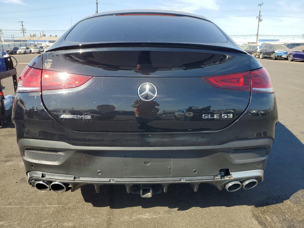 2022 Mercedes-benz Gle Coupe Amg 53 4matic Черный vin: 4JGFD6BB7NA754462