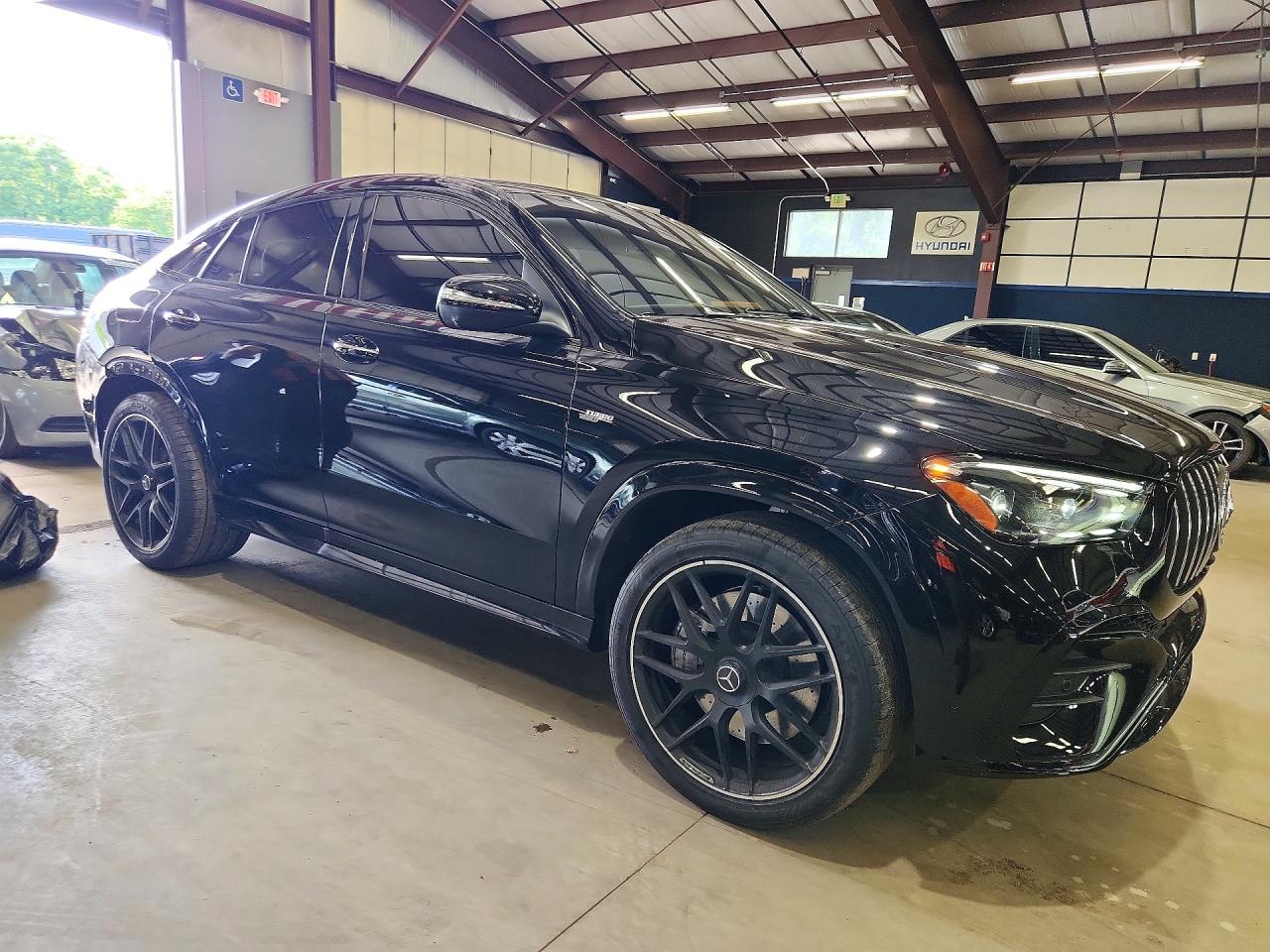 2025 Mercedes-benz Gle Coupe Amg 53 4matic Черный vin: 4JGFD6BB7SB370106