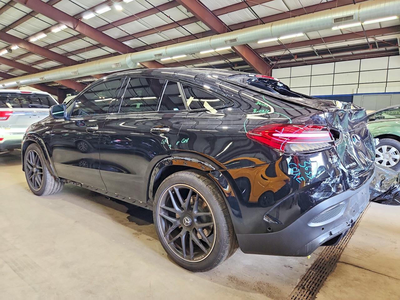 2025 Mercedes-benz Gle Coupe Amg 53 4matic Черный vin: 4JGFD6BB7SB370106