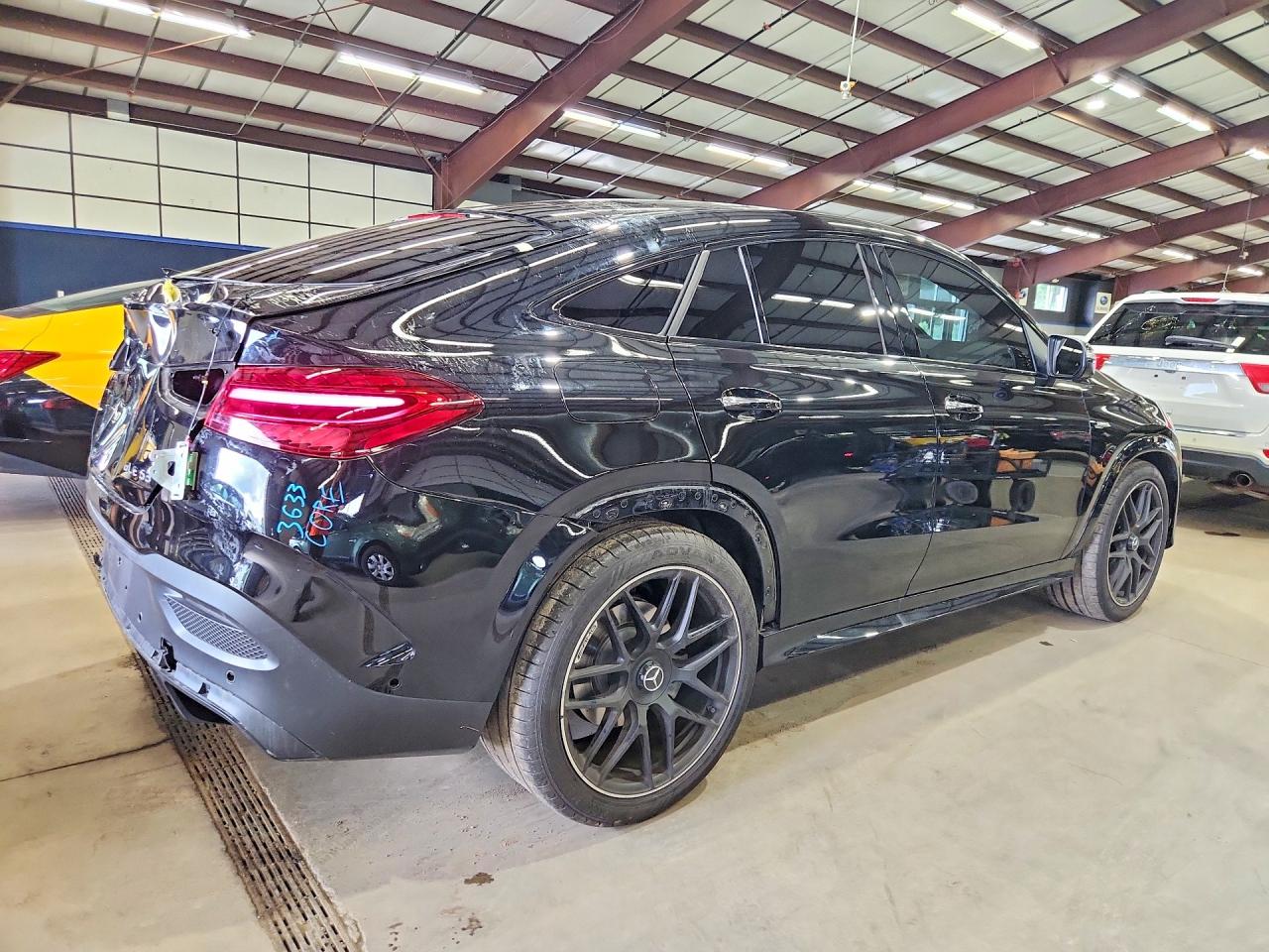 2025 Mercedes-benz Gle Coupe Amg 53 4matic Черный vin: 4JGFD6BB7SB370106