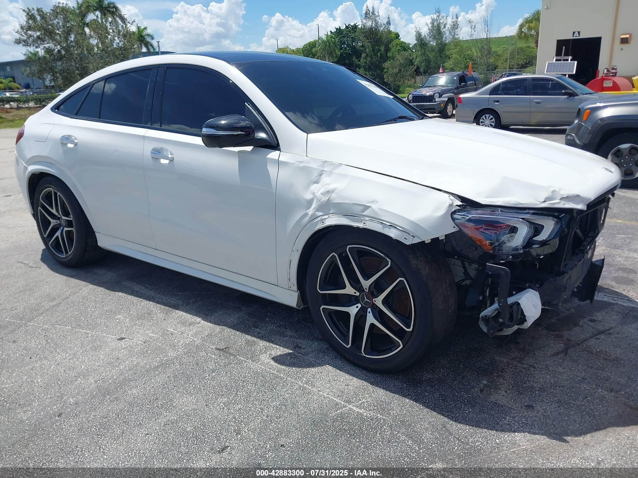 2023 Mercedes-benz Amg Gle 53 Coupe 4matic White vin: 4JGFD6BB8PA864438