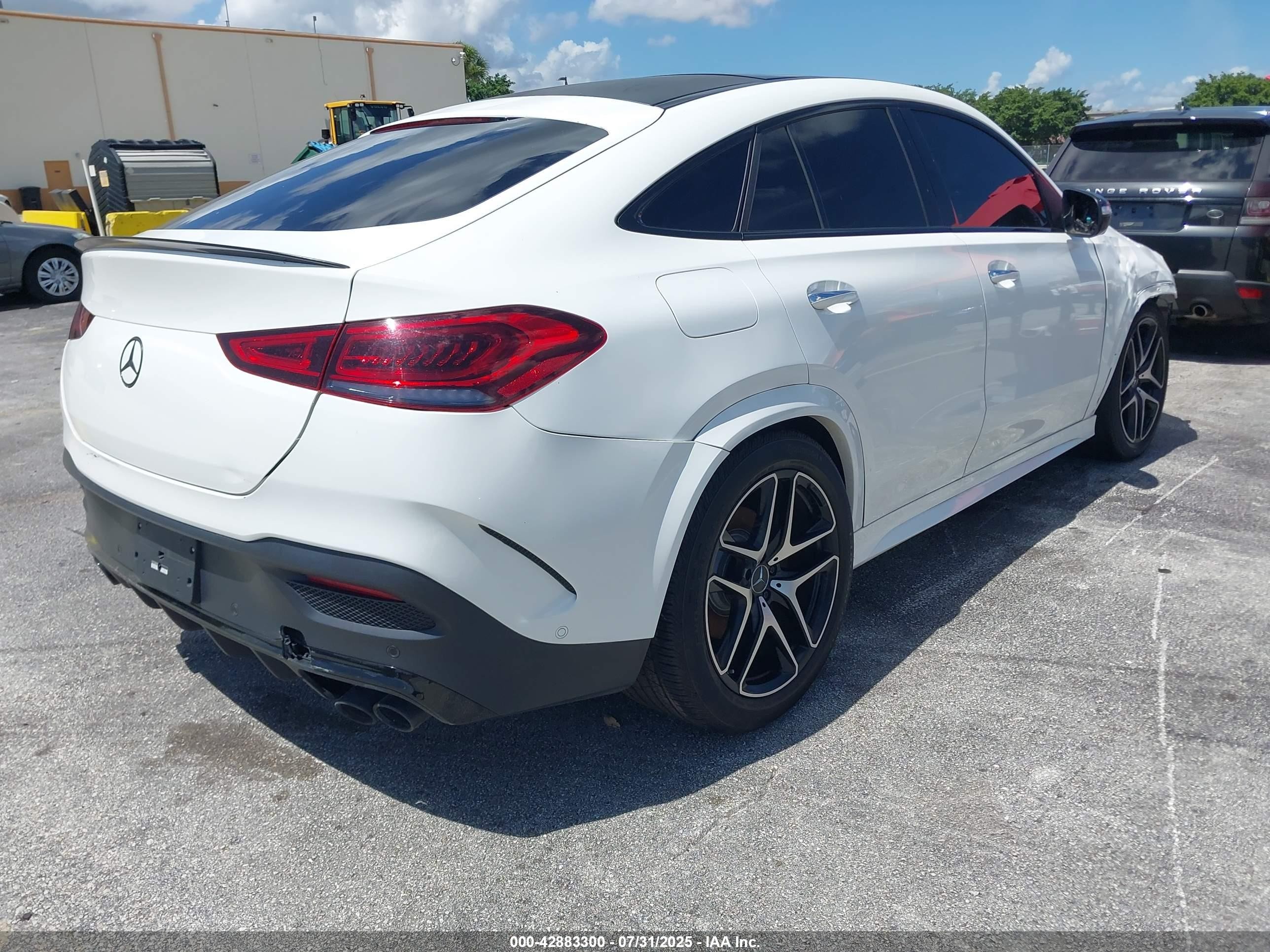 2023 Mercedes-benz Amg Gle 53 Coupe 4matic White vin: 4JGFD6BB8PA864438