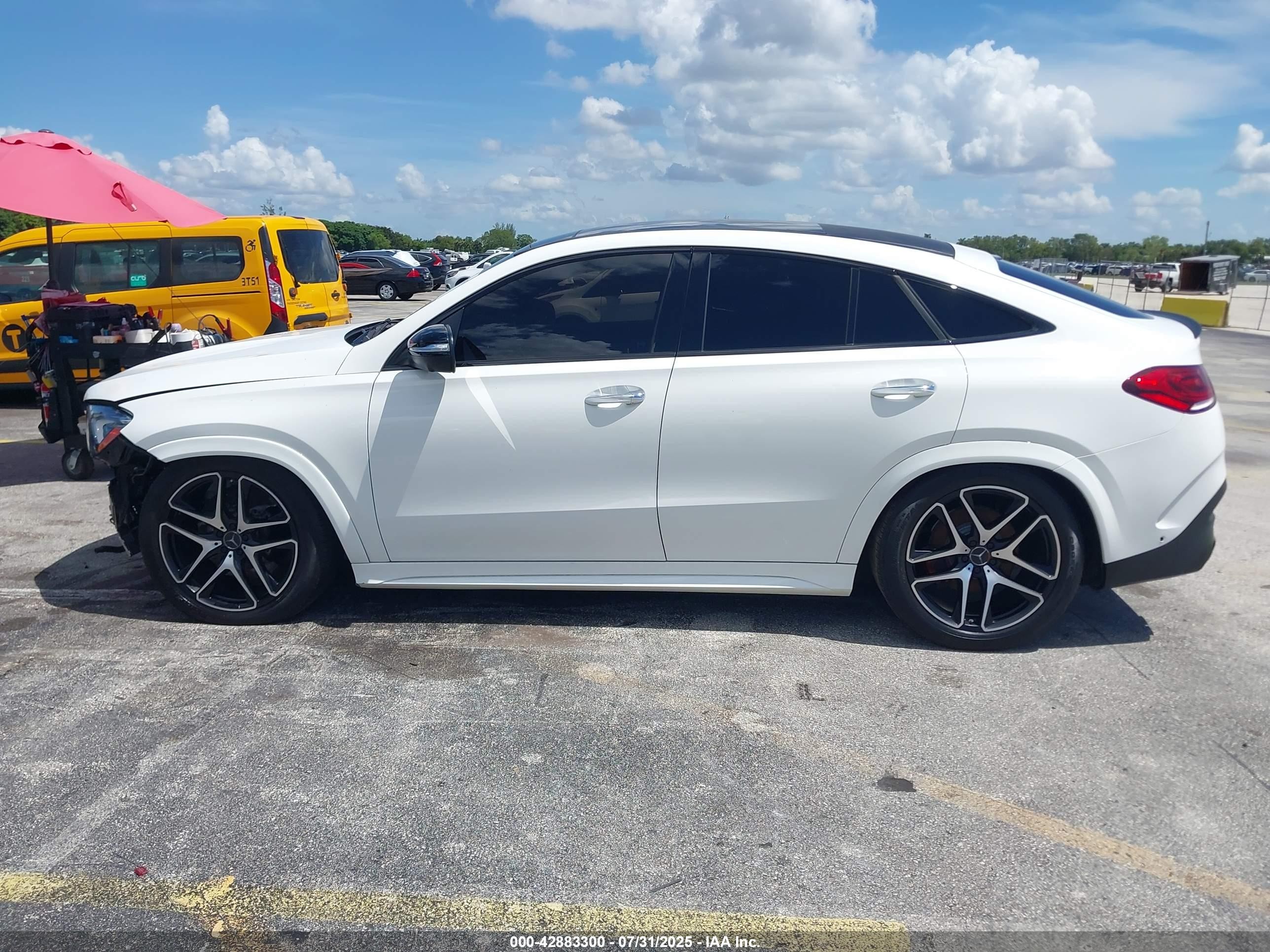 2023 Mercedes-benz Amg Gle 53 Coupe 4matic White vin: 4JGFD6BB8PA864438