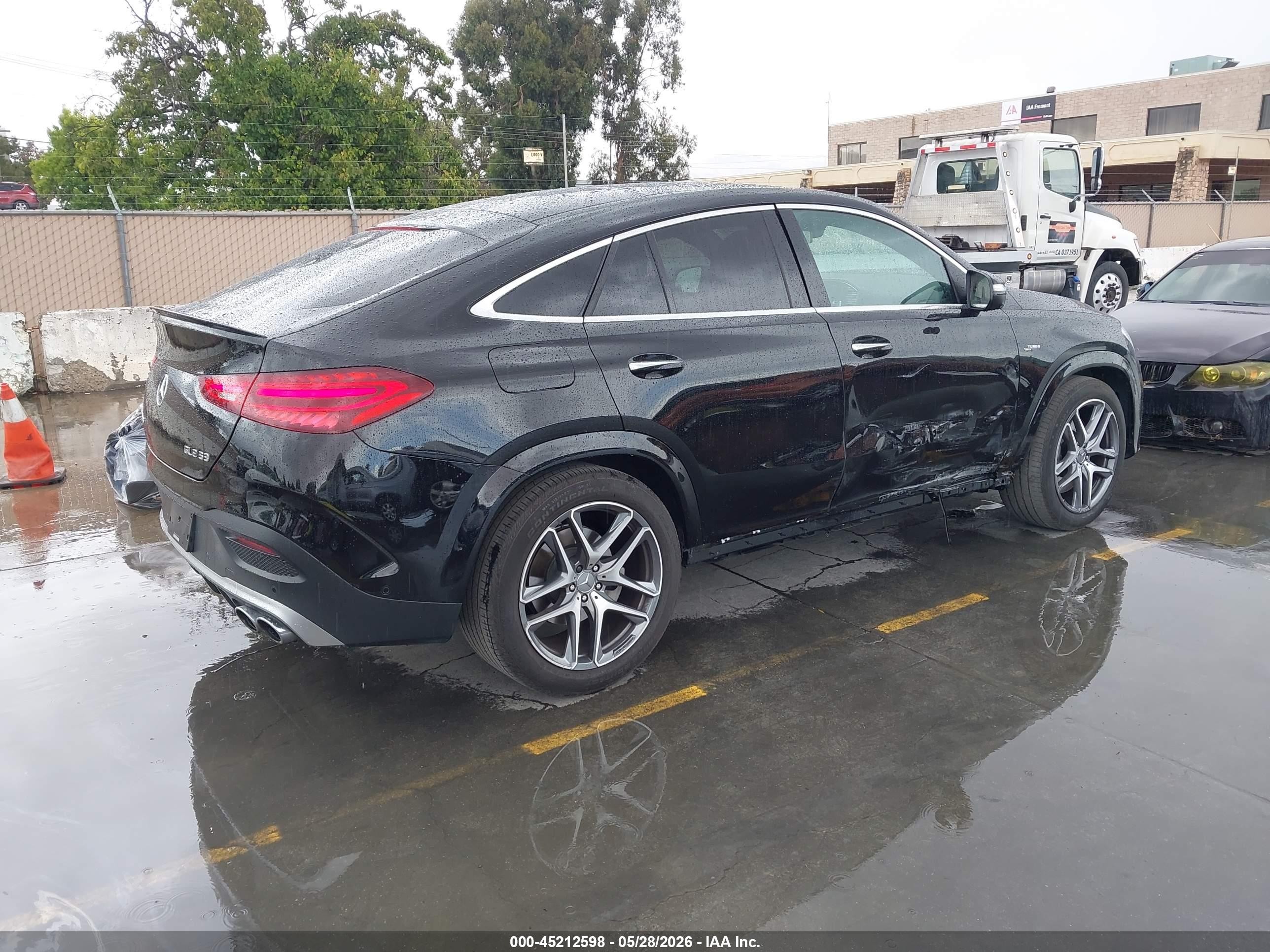 2024 Mercedes-benz Amg Gle 53 Coupe 4matic+ Black vin: 4JGFD6BB8RA997834