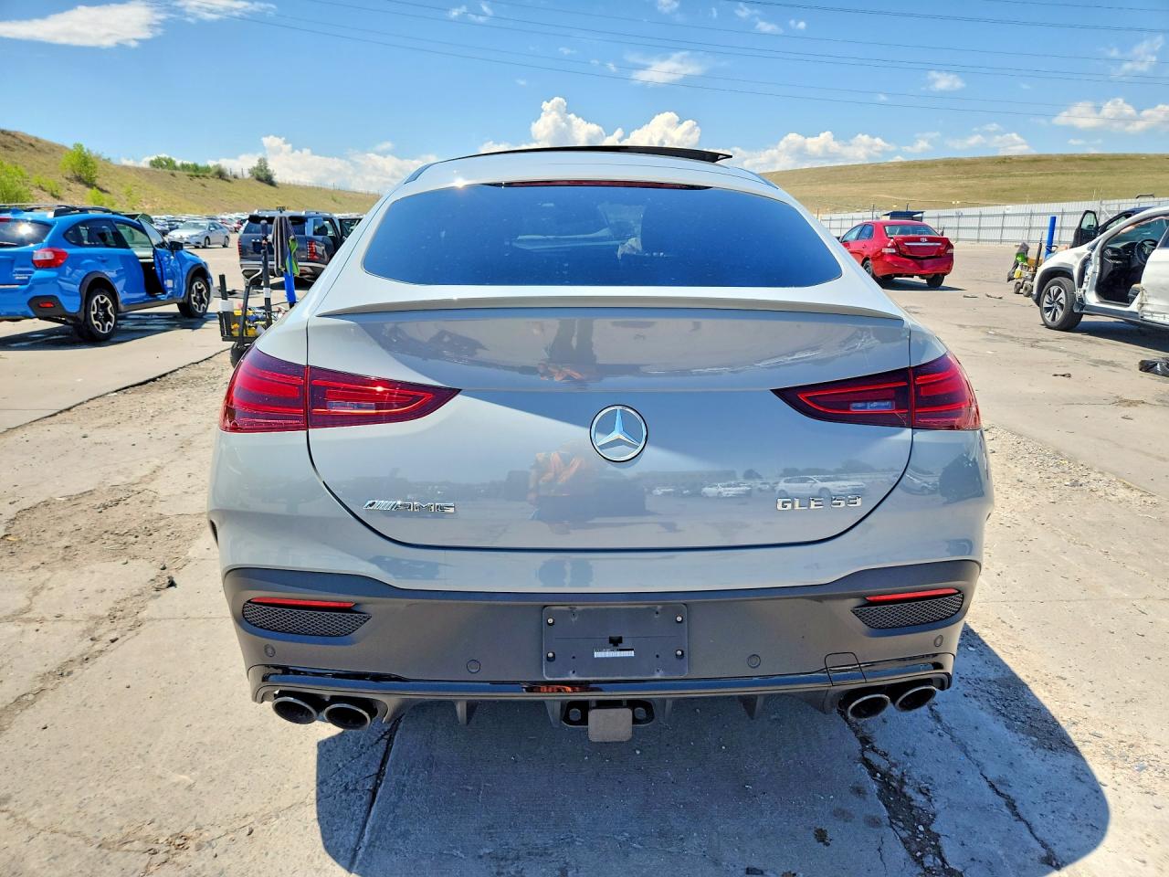 2024 Mercedes-benz Gle Coupe Amg 53 4matic Gray vin: 4JGFD6BB8RB029811