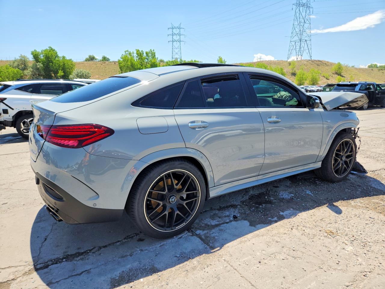 2024 Mercedes-benz Gle Coupe Amg 53 4matic Gray vin: 4JGFD6BB8RB029811