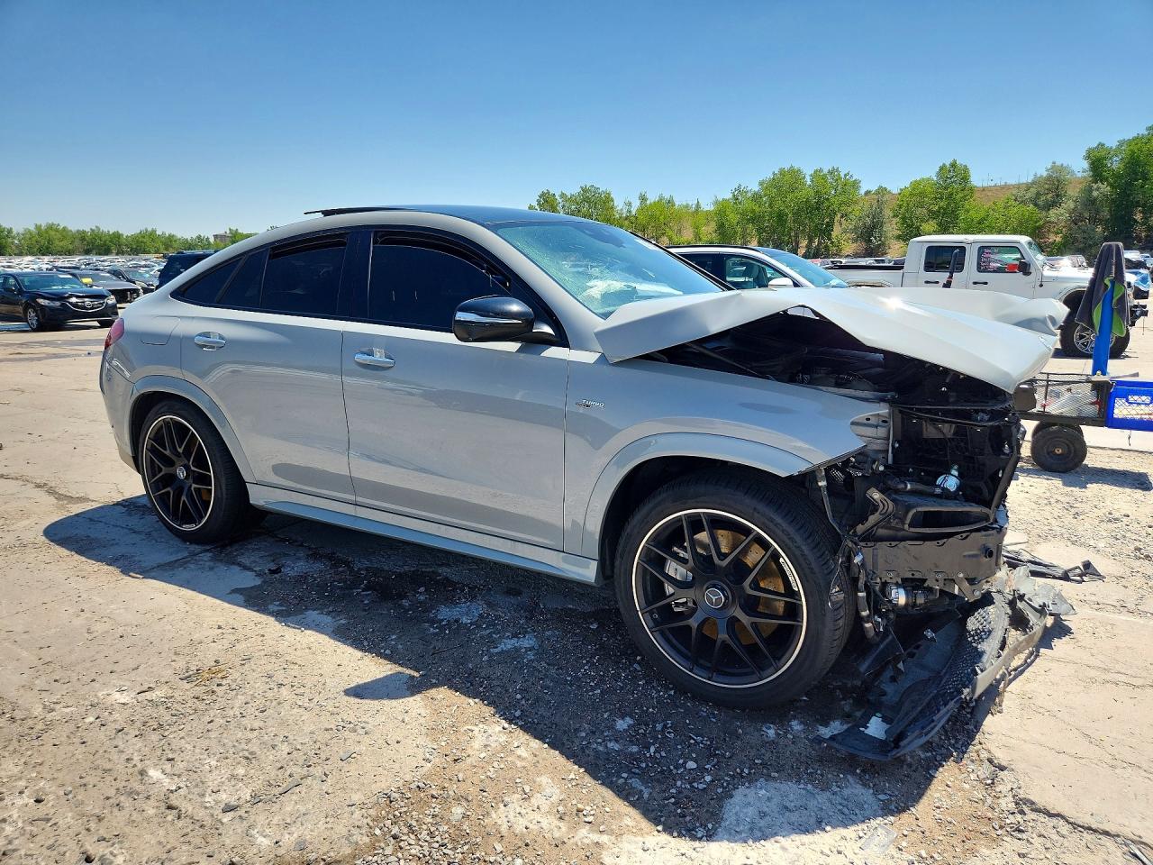 2024 Mercedes-benz Gle Coupe Amg 53 4matic Gray vin: 4JGFD6BB8RB029811