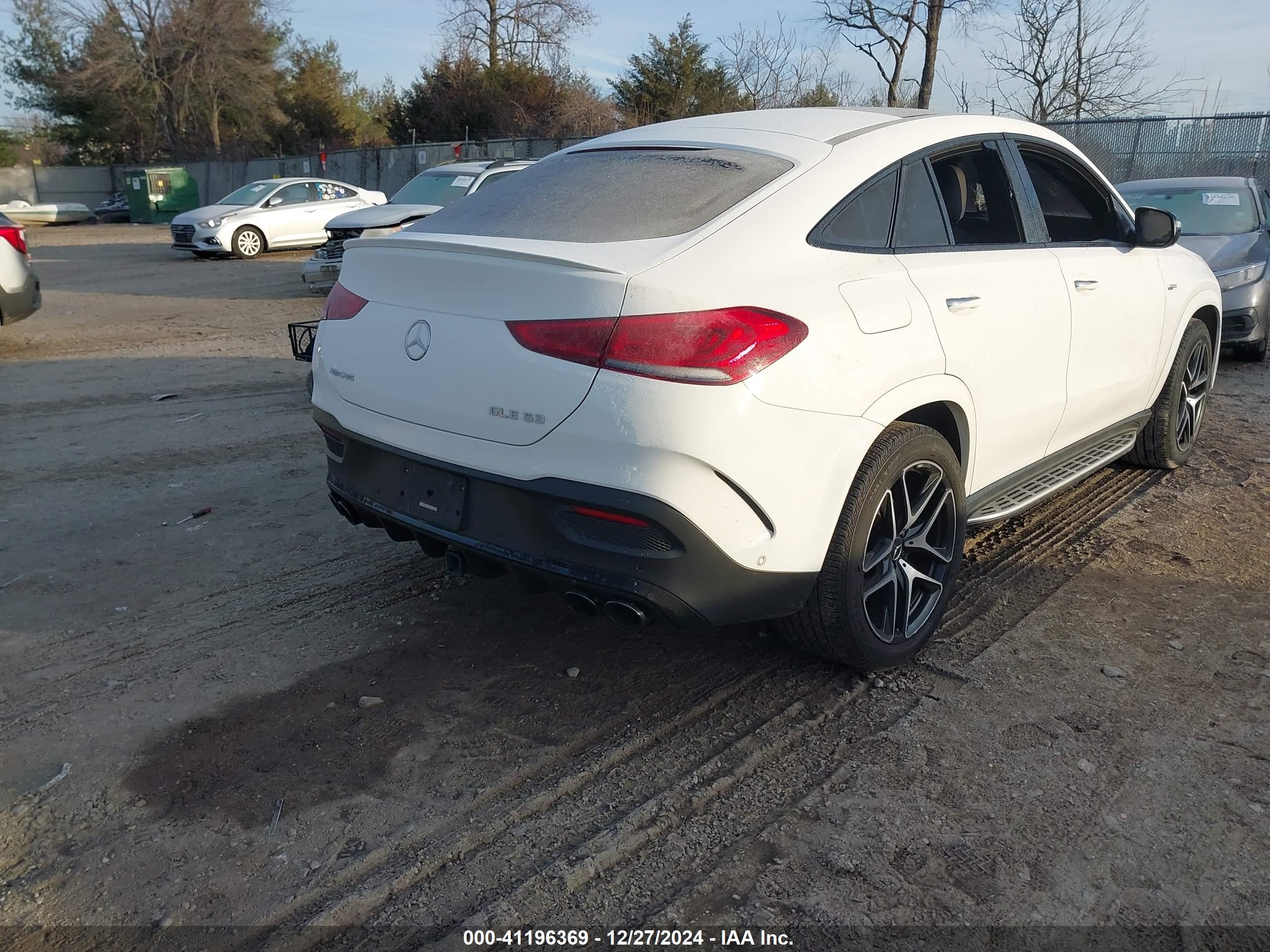 2023 Mercedes-benz Amg Gle 53 Coupe 4matic White vin: 4JGFD6BBXPA882455