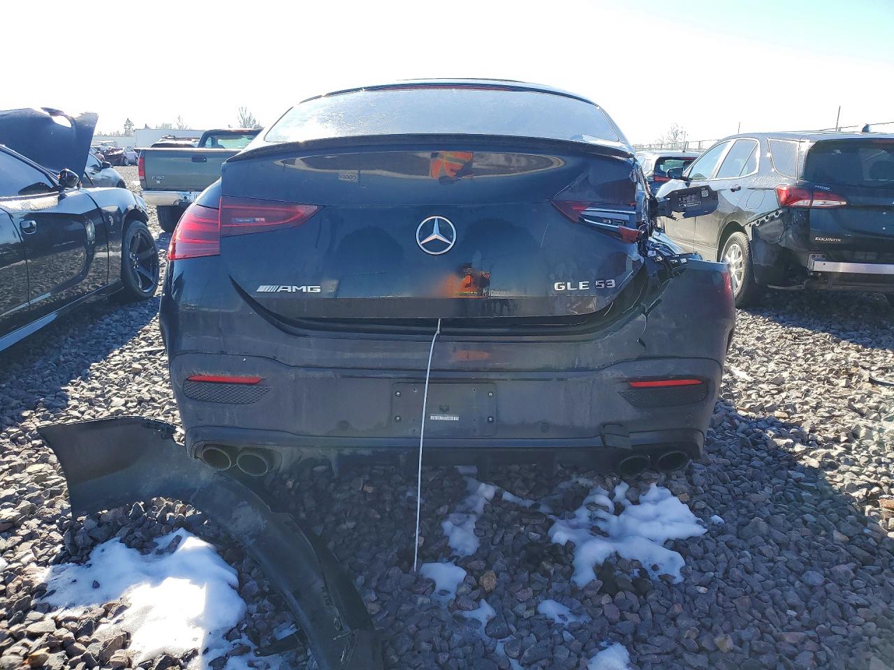 2024 Mercedes-benz Gle Coupe Amg 53 4matic Black vin: 4JGFD6BBXRB215950
