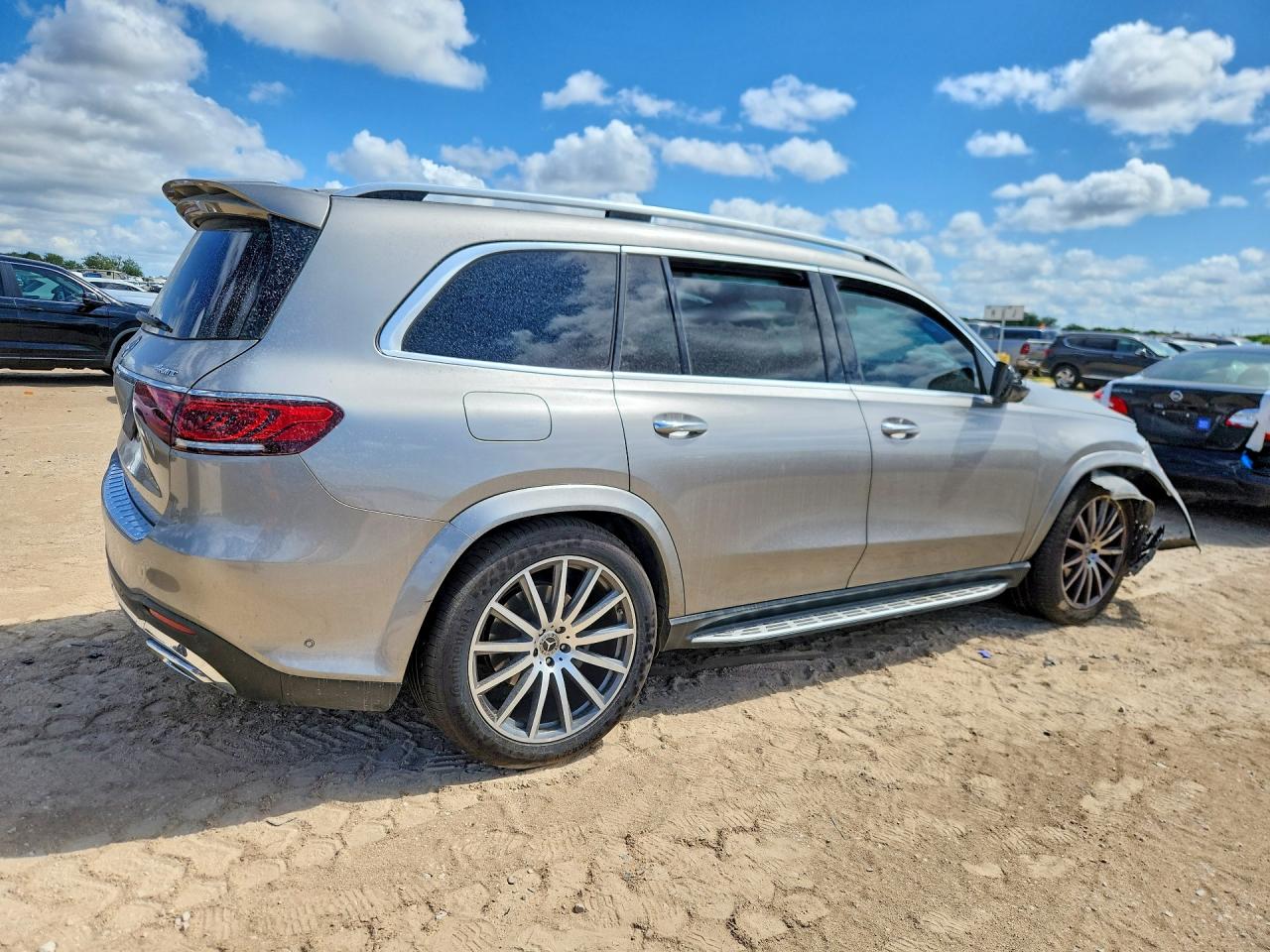2022 Mercedes-benz Gls 450 4matic Серебряный vin: 4JGFF5KE0NA721074