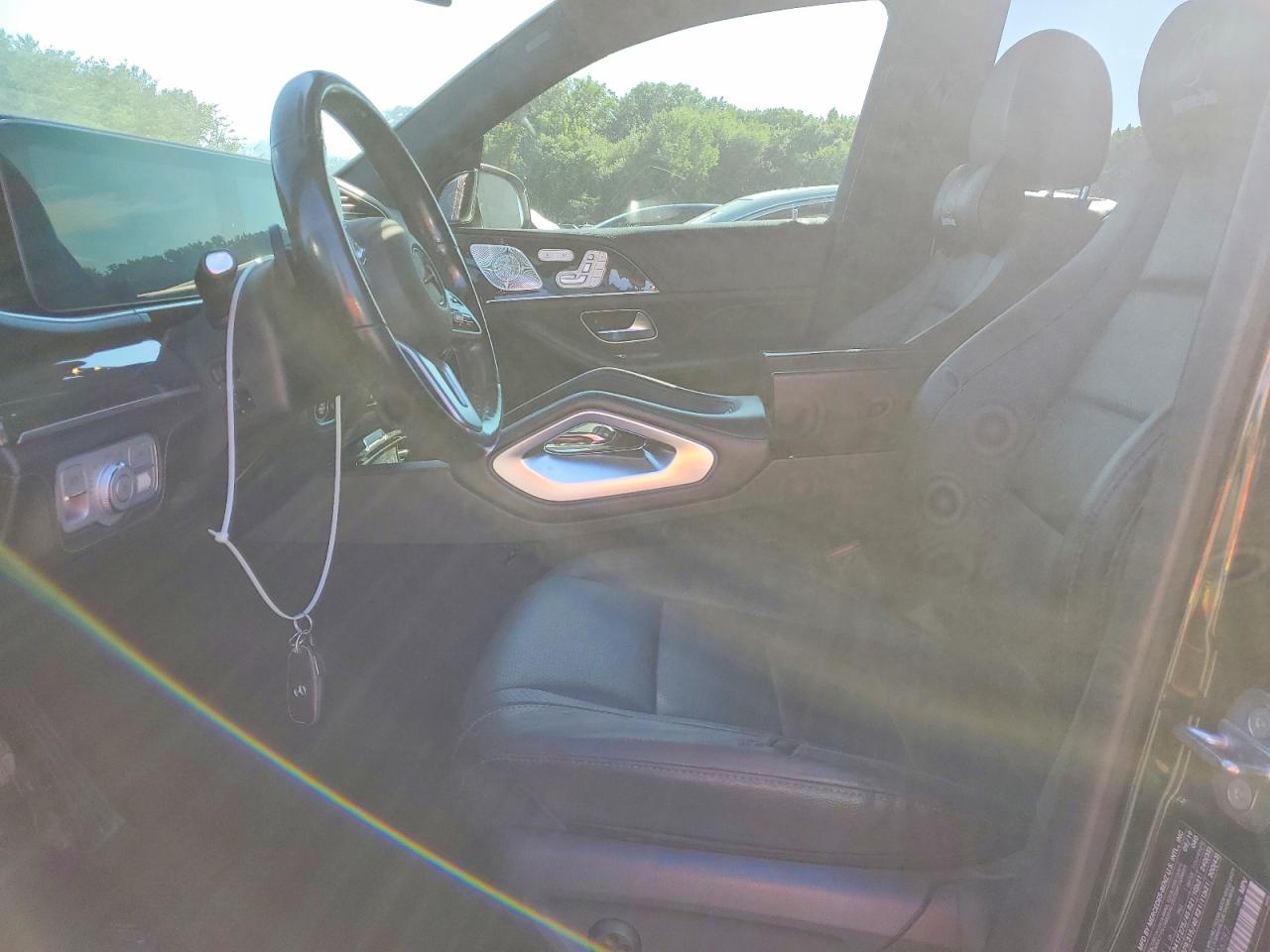 2020 Mercedes-benz Gls 450 4matic Черный vin: 4JGFF5KE1LA106787