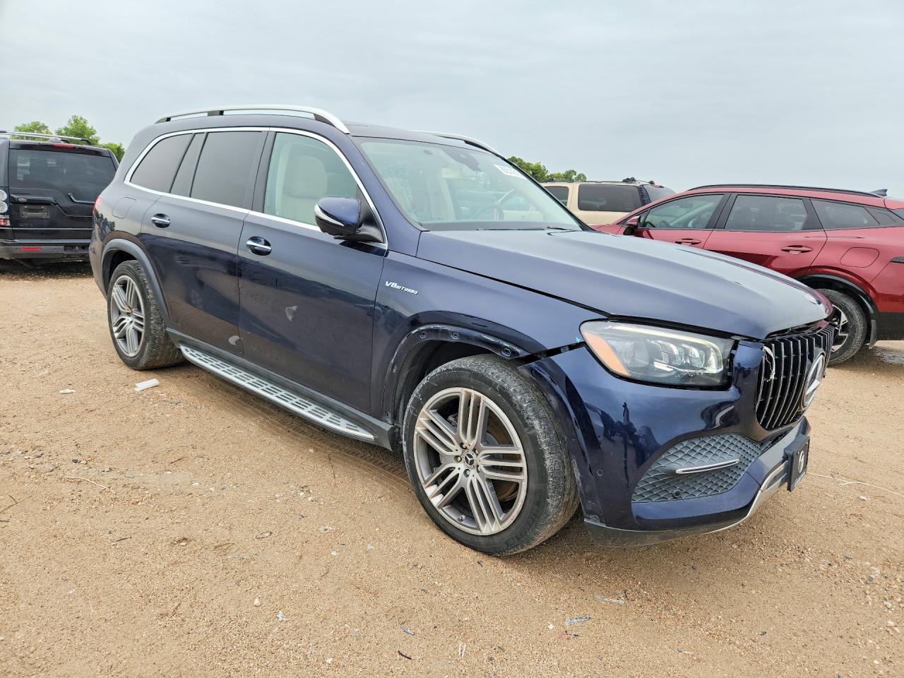 2020 Mercedes-benz Gls 450 4matic Blue vin: 4JGFF5KE2LA211080