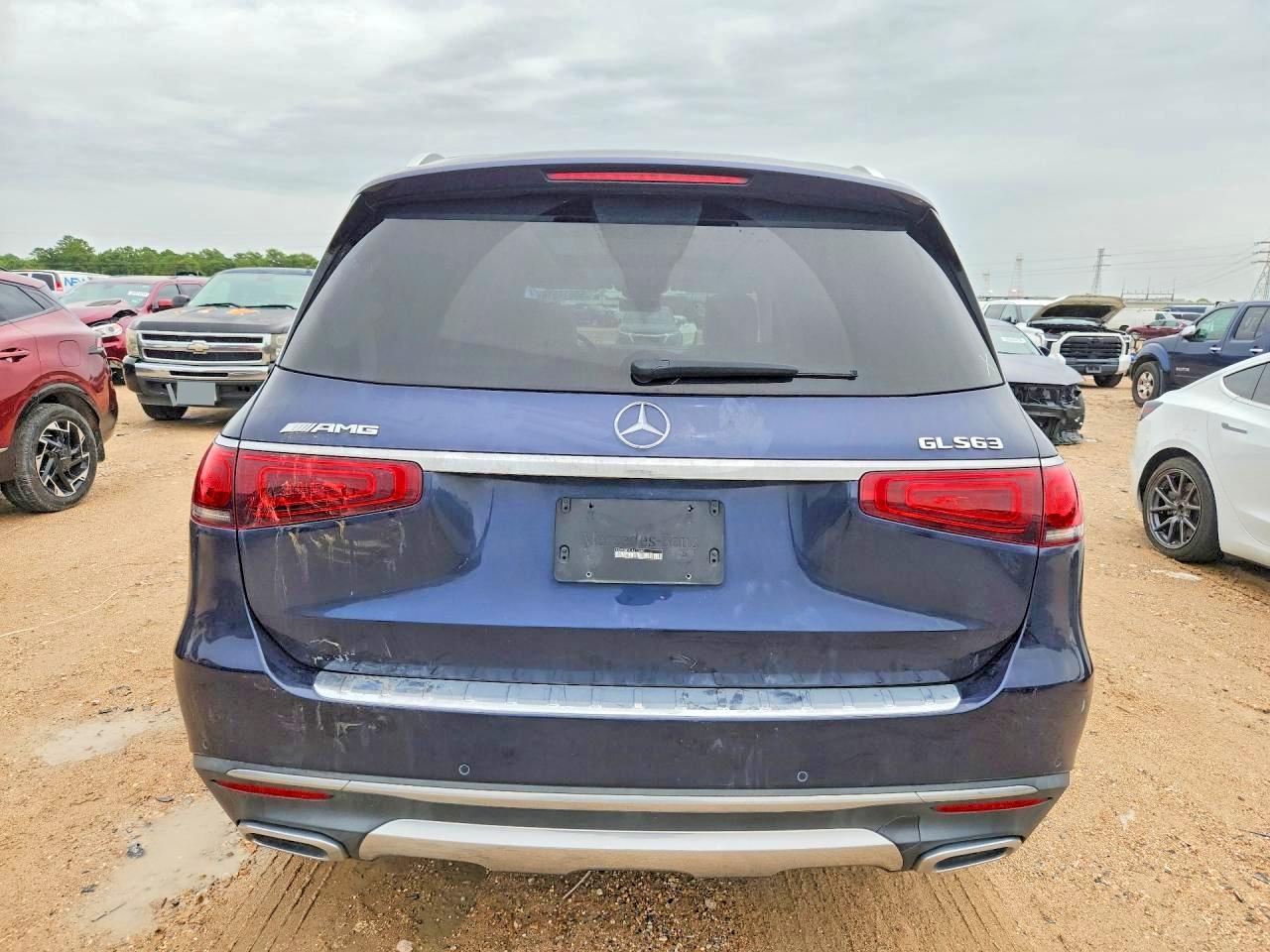 2020 Mercedes-benz Gls 450 4matic Blue vin: 4JGFF5KE2LA211080