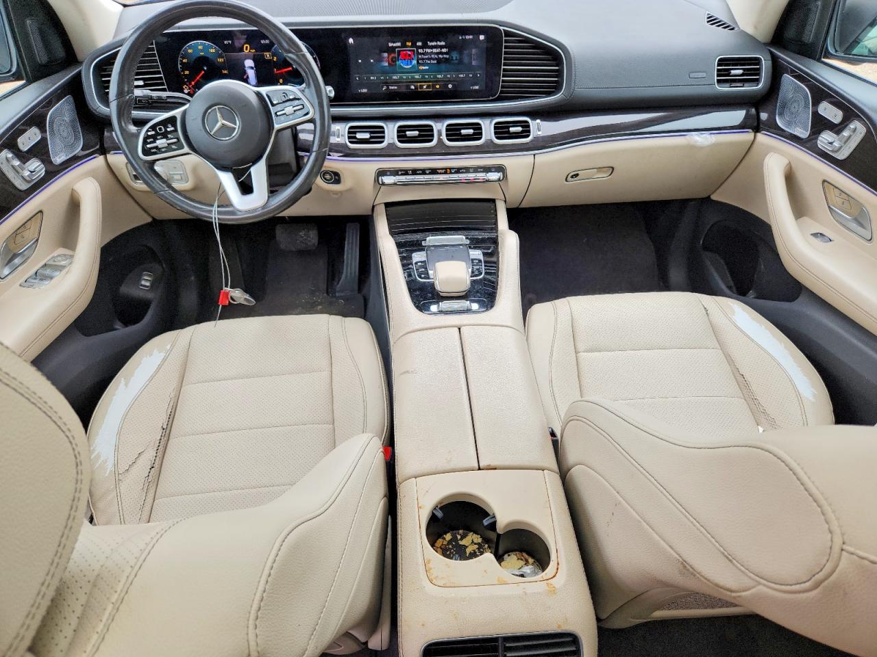 2020 Mercedes-benz Gls 450 4matic Blue vin: 4JGFF5KE2LA211080