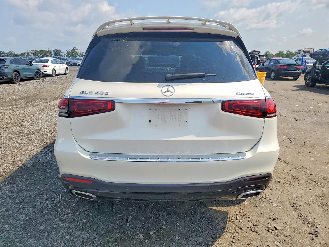 2022 Mercedes-benz Gls 450 4matic White vin: 4JGFF5KE2NA633952
