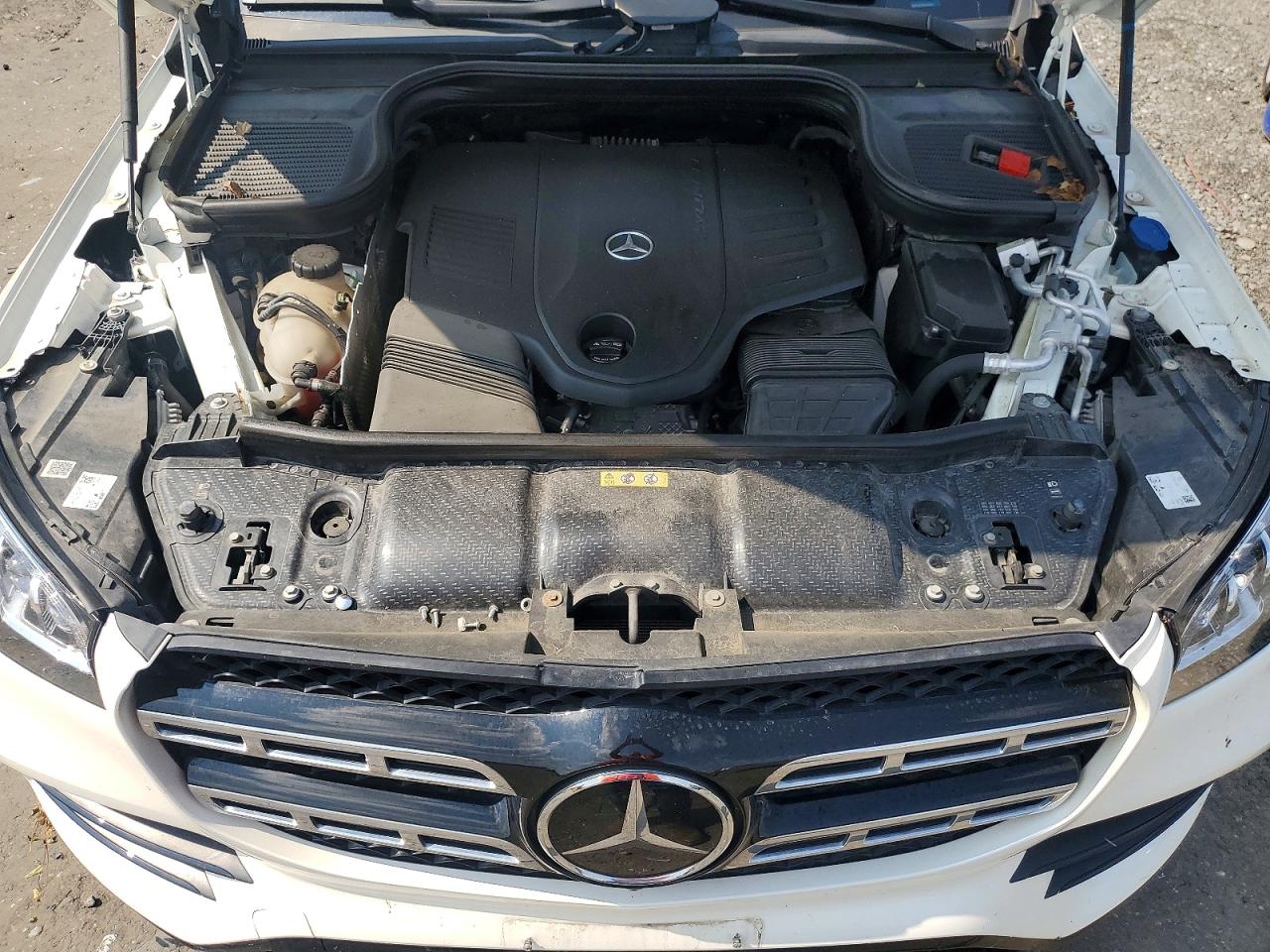 2022 Mercedes-benz Gls 450 4matic White vin: 4JGFF5KE2NA633952