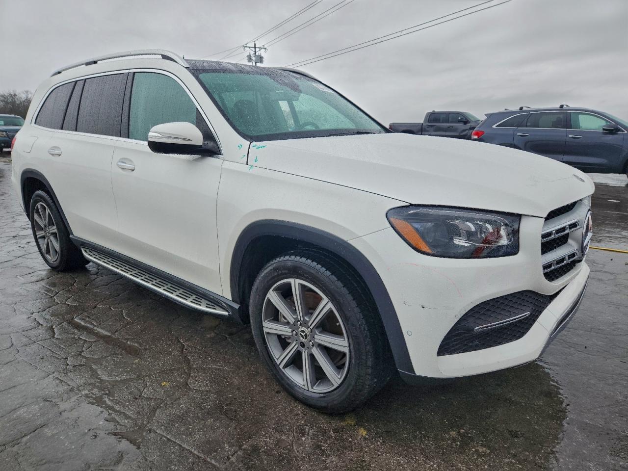 2020 Mercedes-benz Gls 450 4matic Белый vin: 4JGFF5KE3LA276584