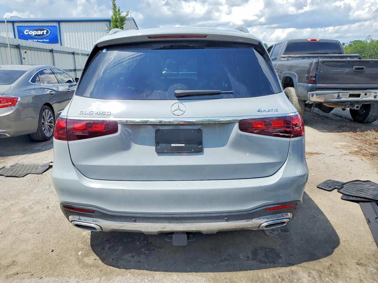 2024 Mercedes-benz Gls 450 4matic Gray vin: 4JGFF5KE3RB270478