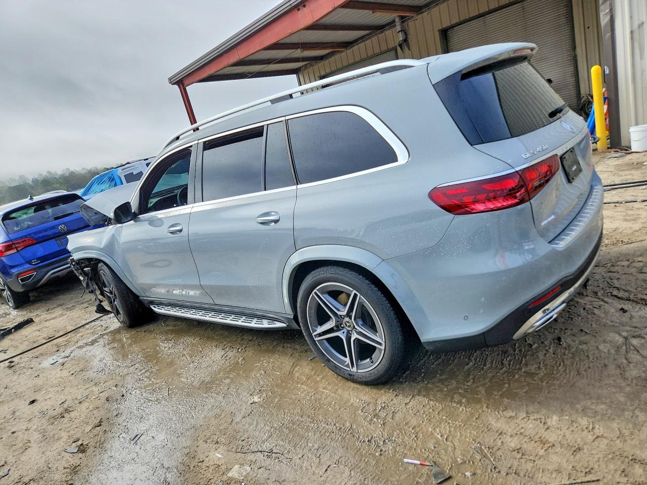 2025 Mercedes-benz Gls 450 4matic Gray vin: 4JGFF5KE3SB338512
